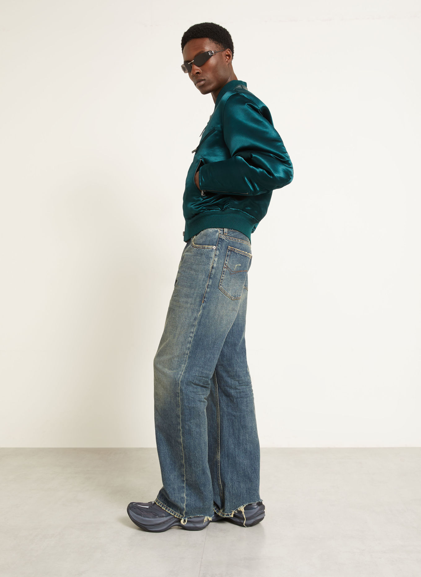 BALENCIAGA Jeans Regular Fit: 4129 navy