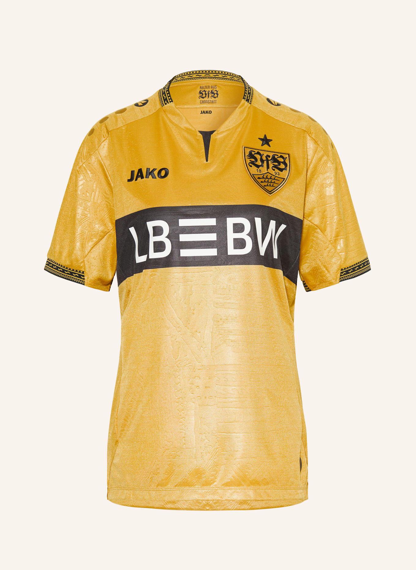 VfB Stuttgart Reserve-shirt VFB STUTTGART 26/27: GOUD / ZWART