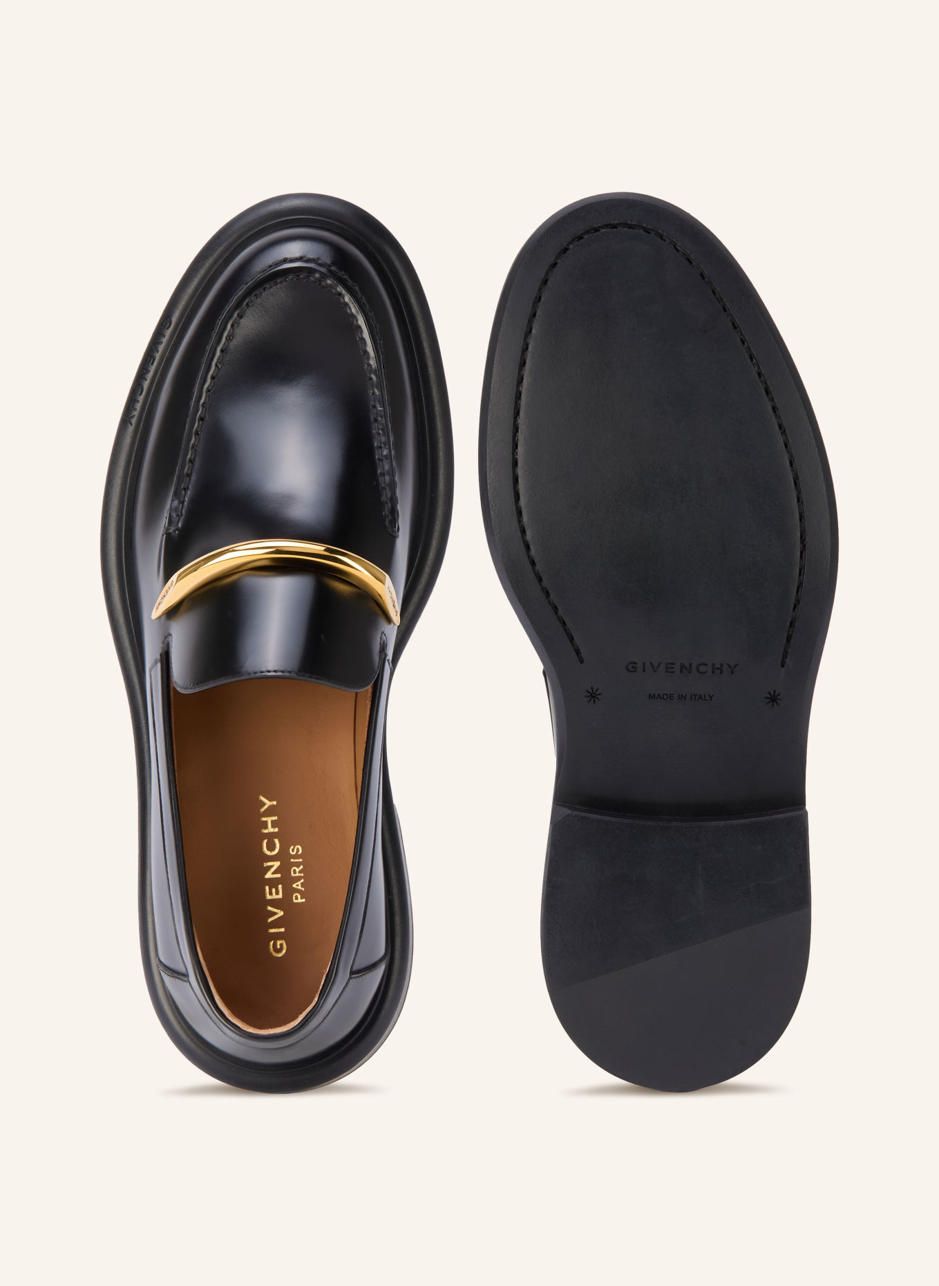 GIVENCHY PINCH Loafers: BLACK