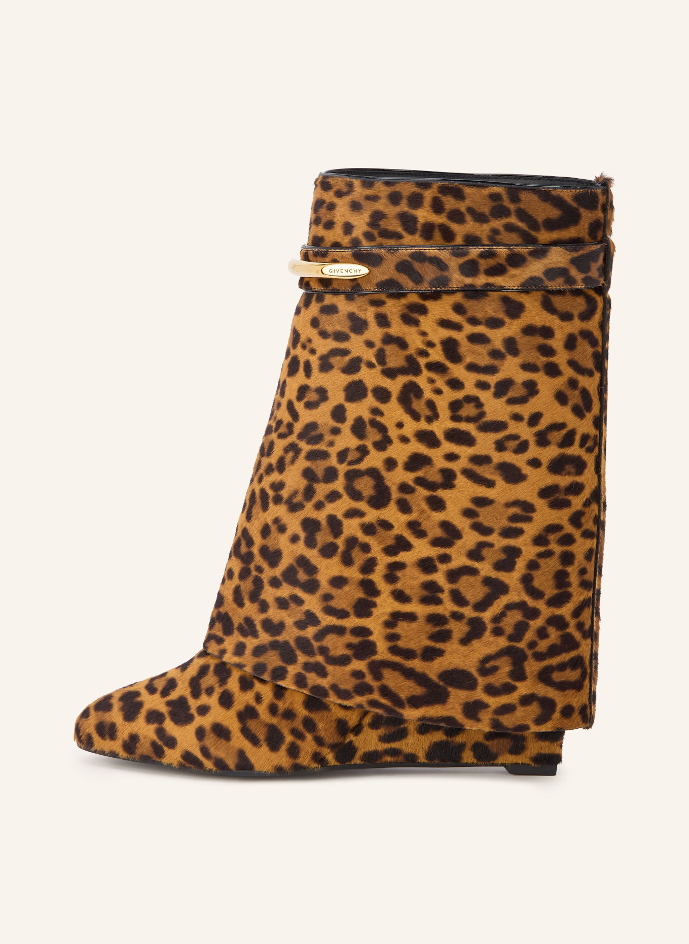 GIVENCHY Stiefeletten SHARK PINCH: COGNAC / SCHWARZ