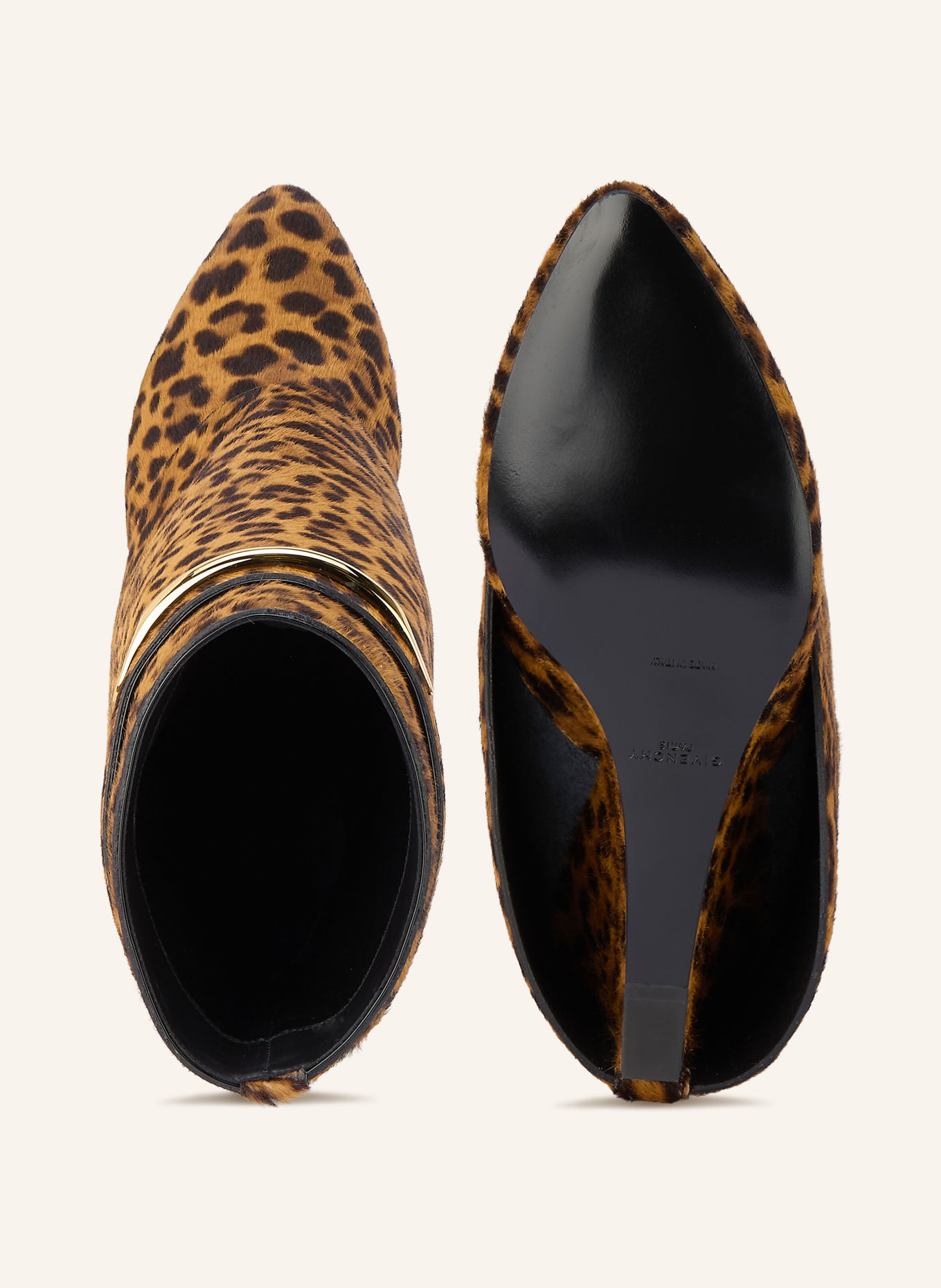 GIVENCHY Stiefeletten SHARK PINCH: COGNAC / SCHWARZ