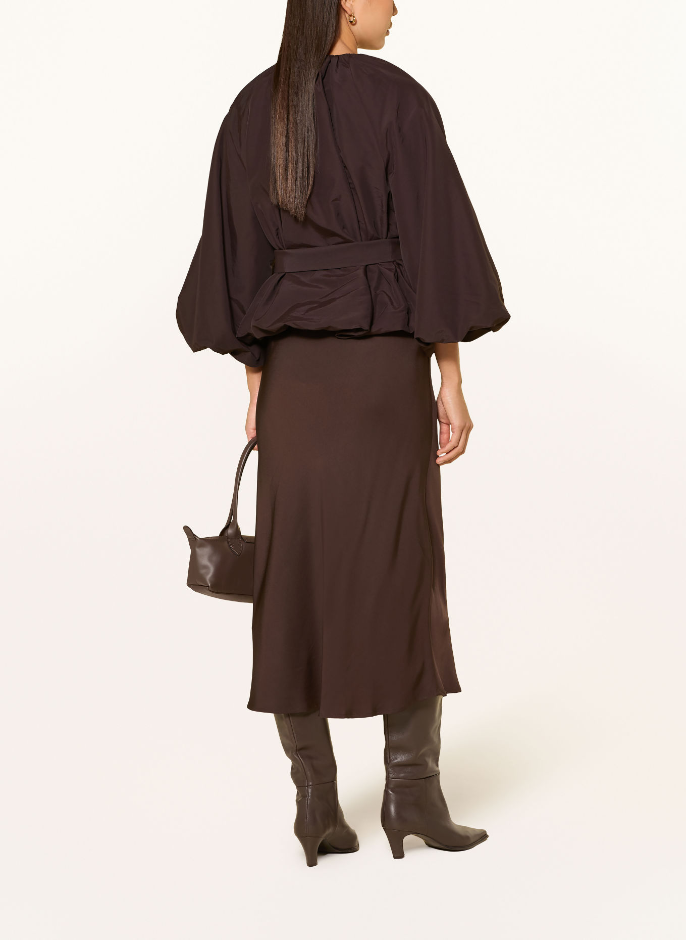 Rich & Royal Blouse: MARRON FONCÉ
