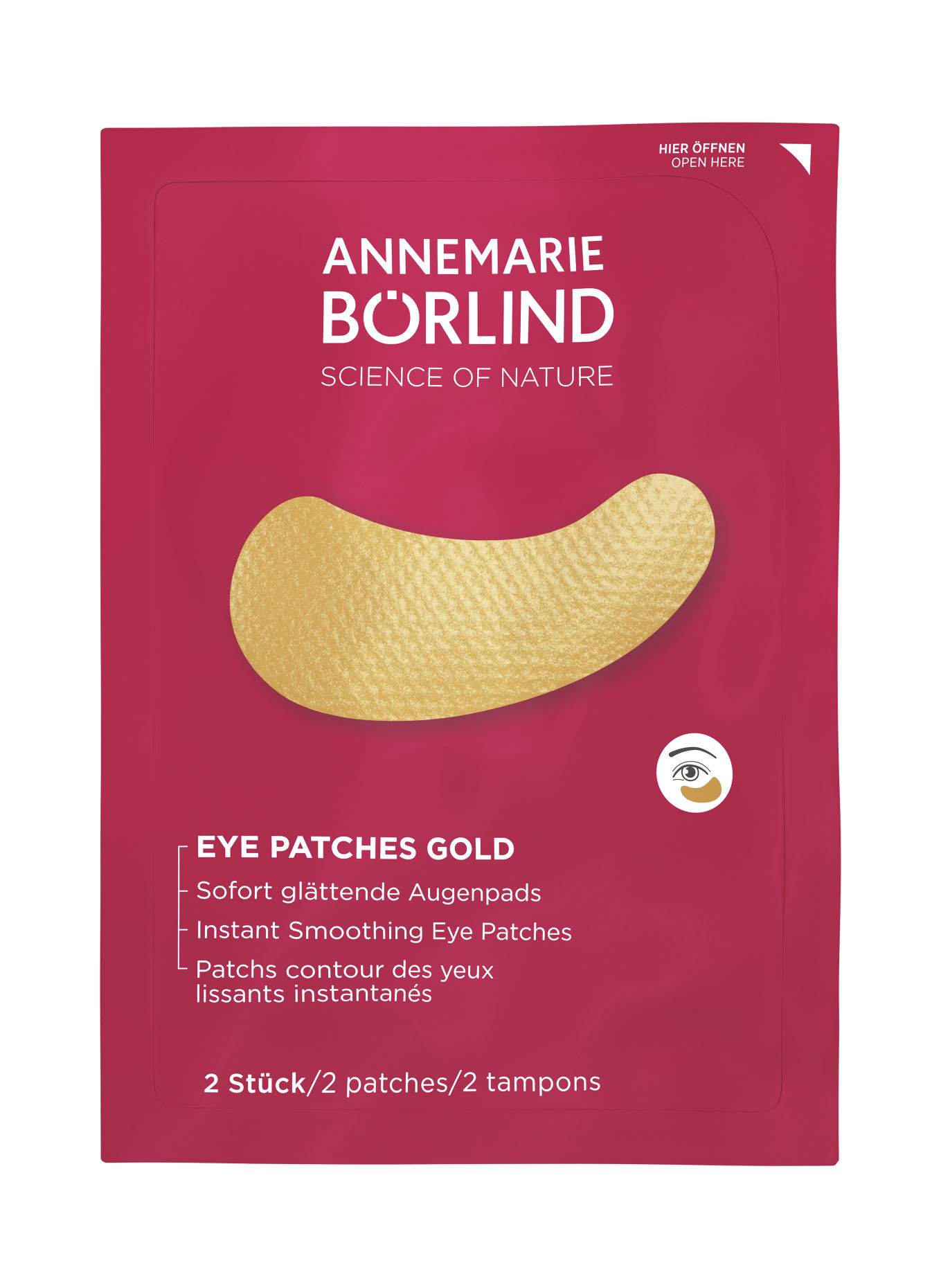 ANNEMARIE BÖRLIND EYE PATCHES GOLD