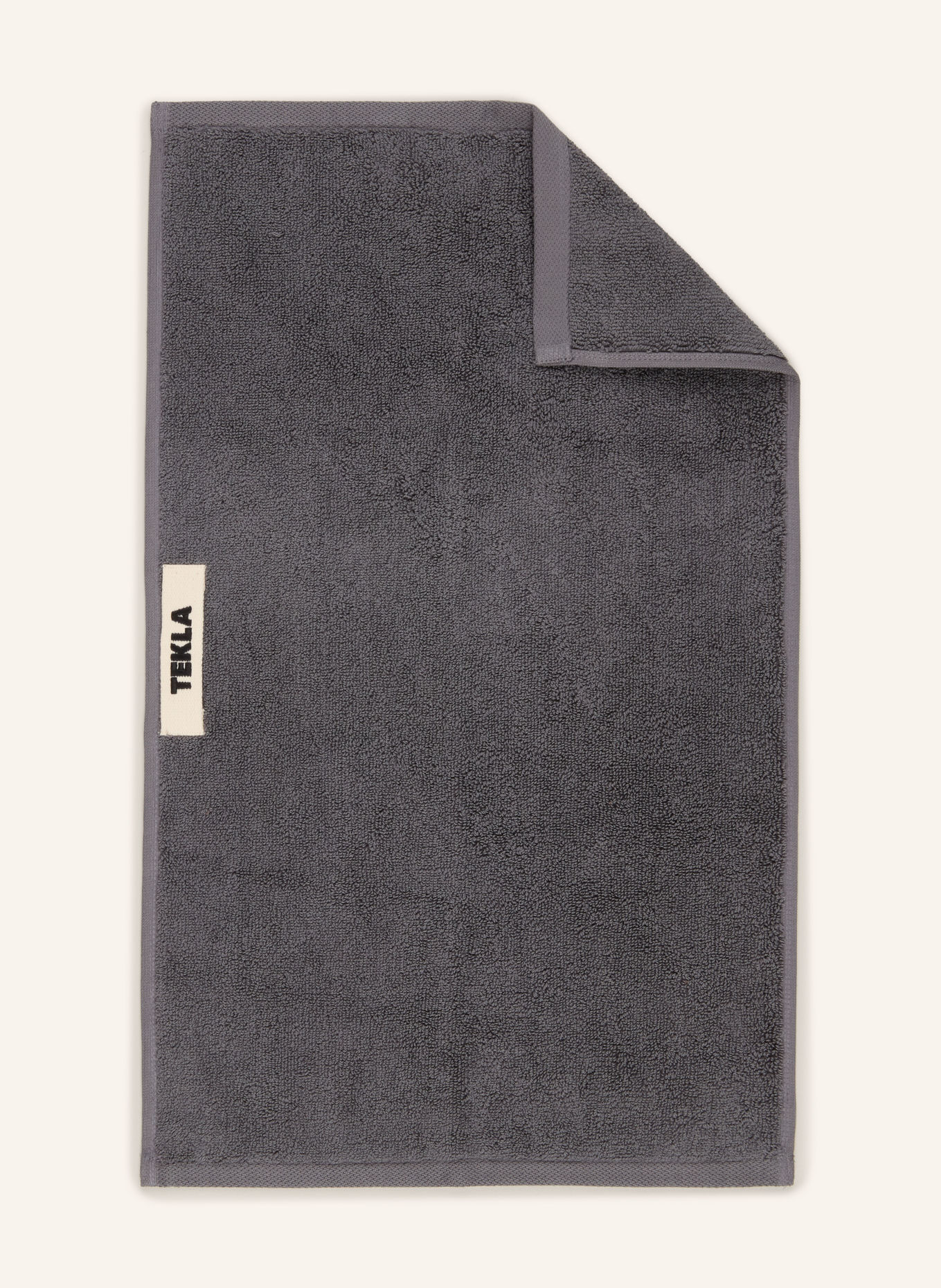 TEKLA Serviette invité: GRIS FONCÉ