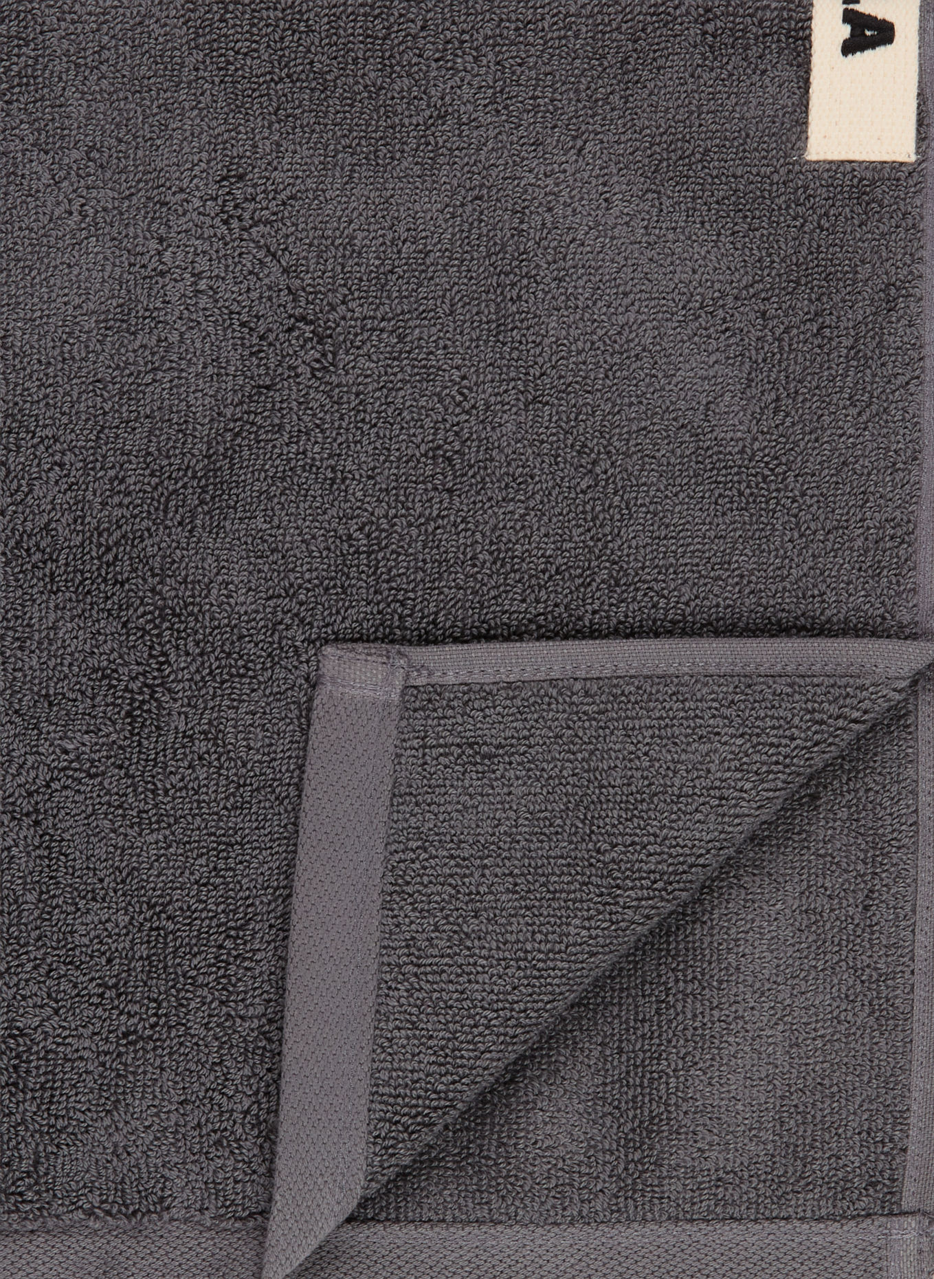 TEKLA Serviette invité: GRIS FONCÉ