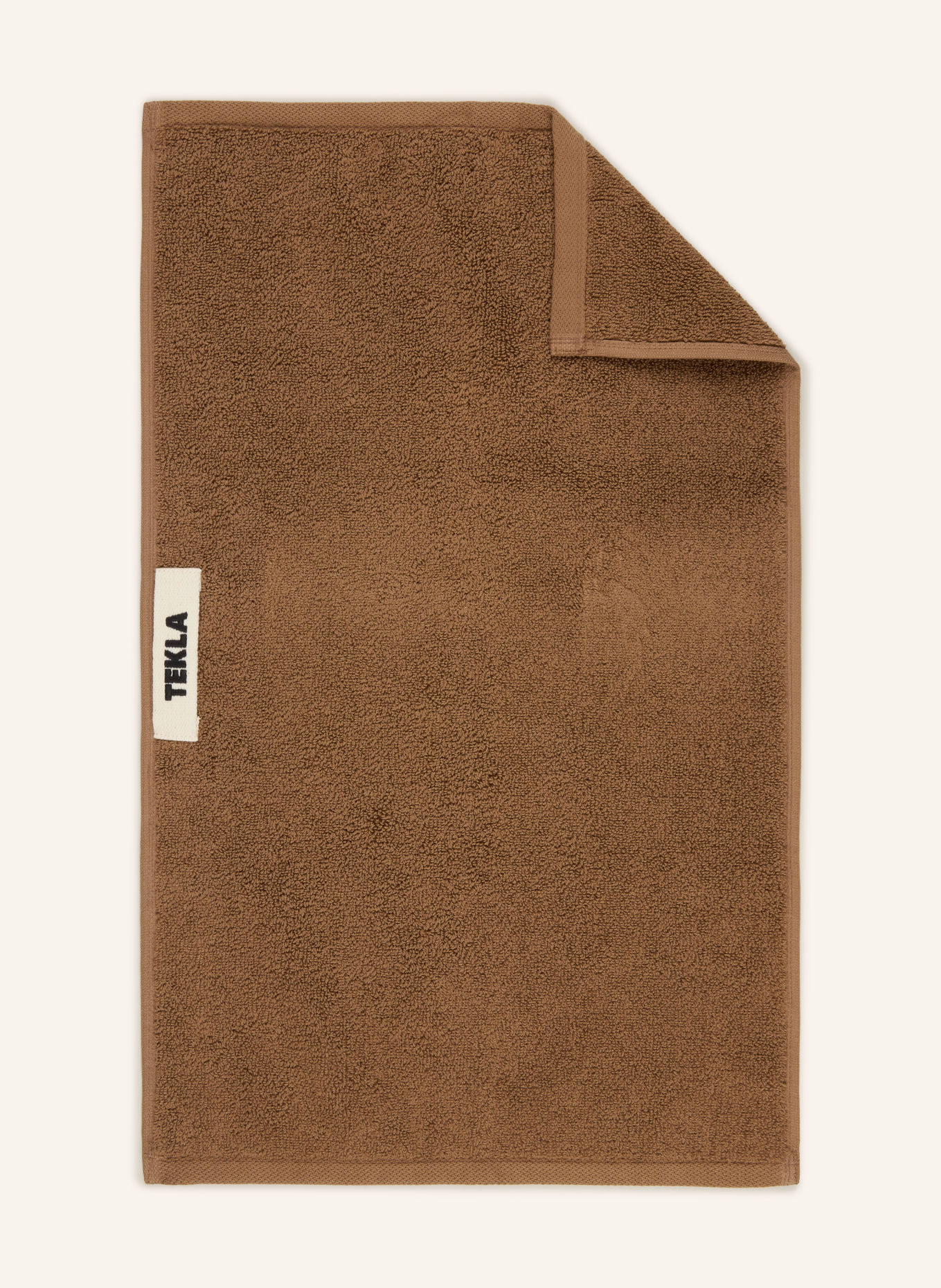 TEKLA Serviette invité: MARRON