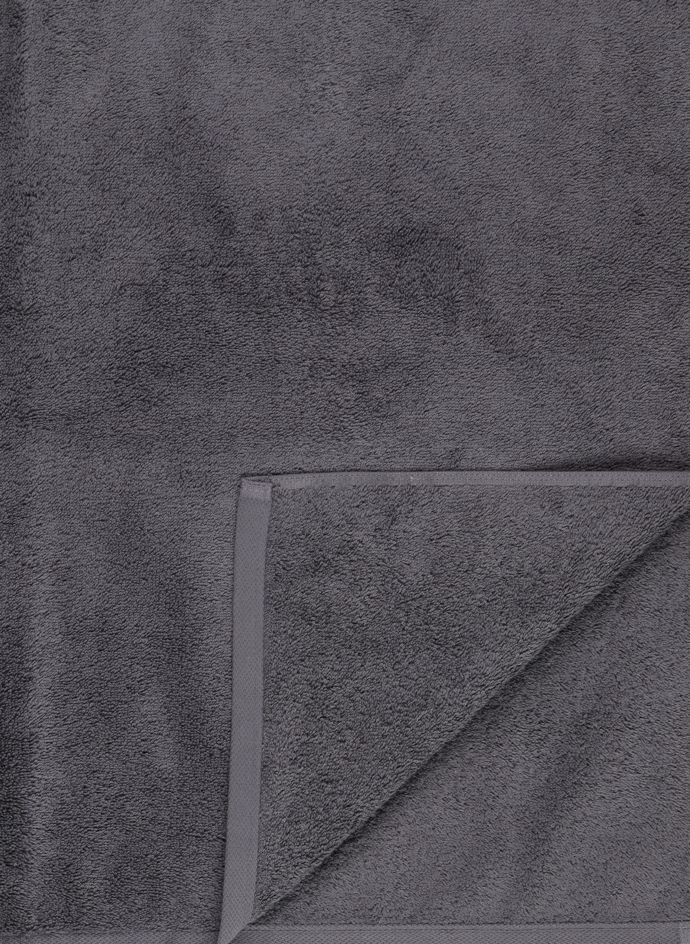 TEKLA Serviette de douche: GRIS FONCÉ