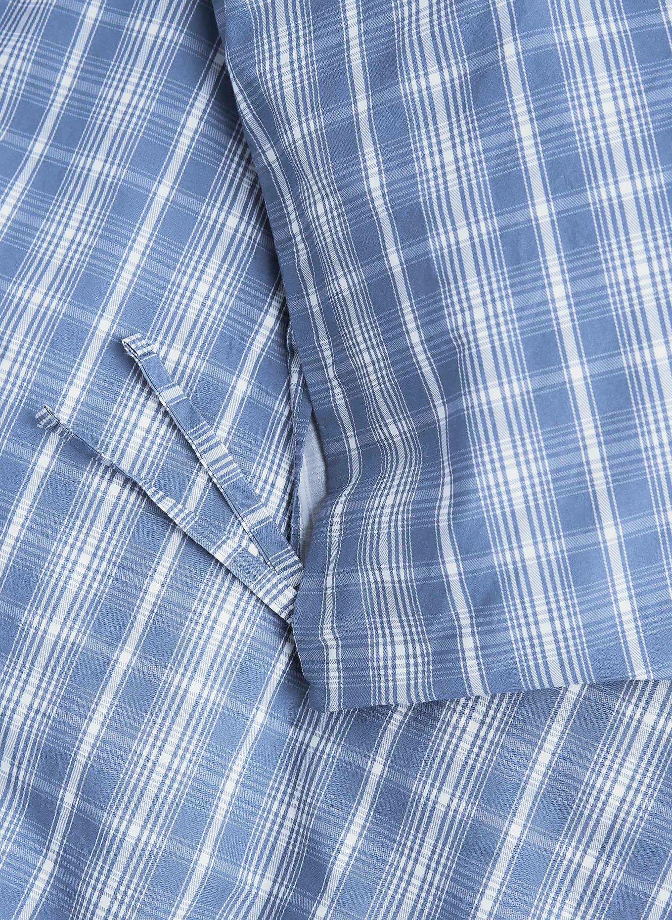 TEKLA Bettbezug: BLAU / HELLBLAU / DUNKELBLAU
