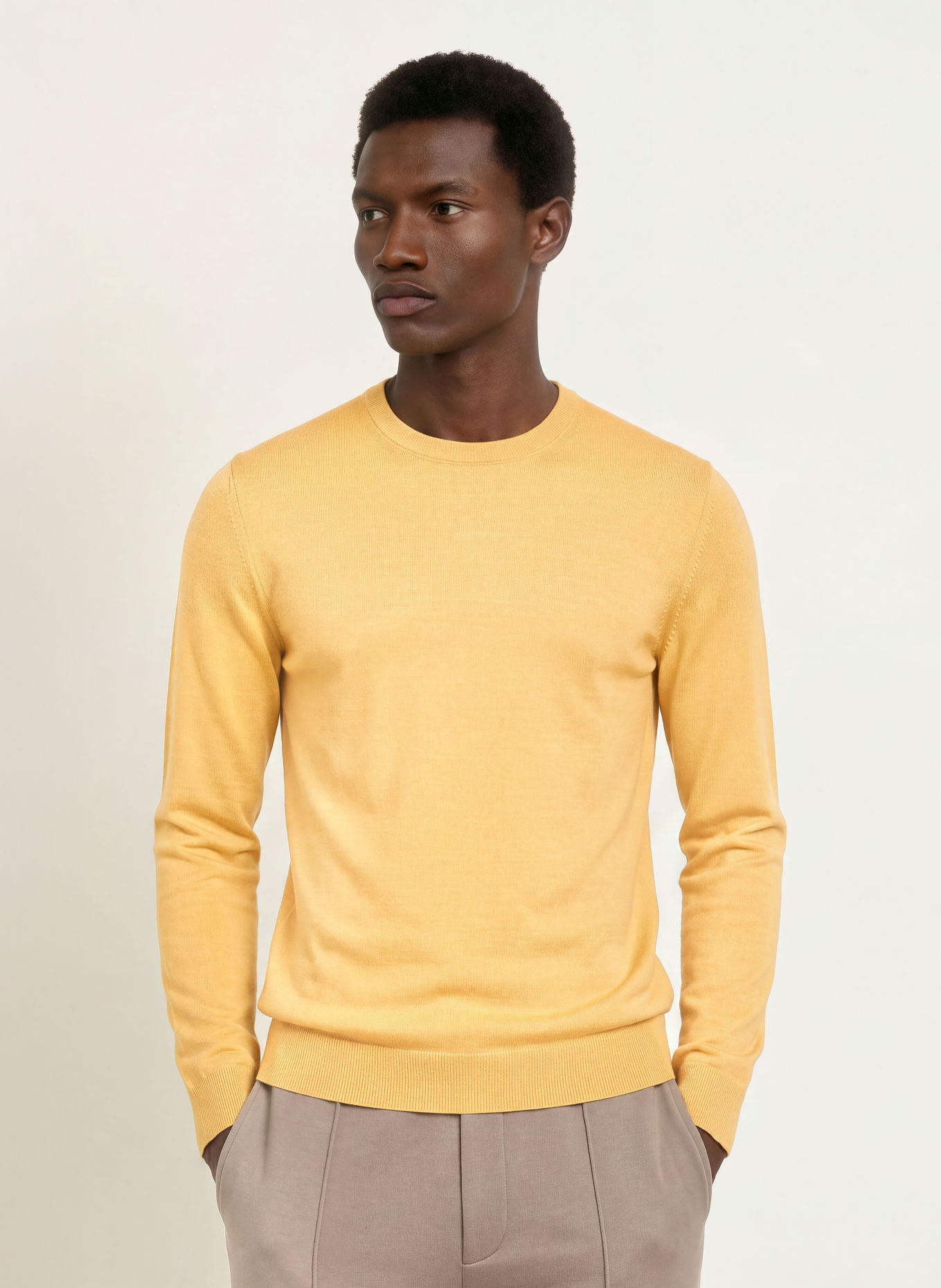 REISS Pullover WESSEX: GELB