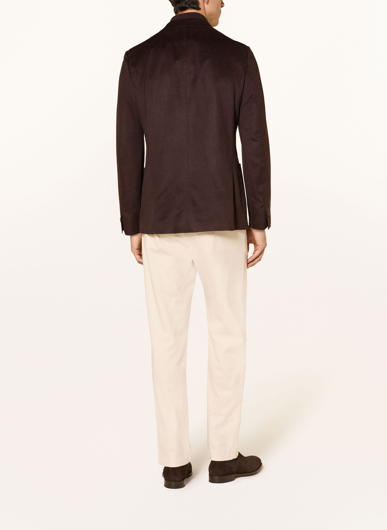 REISS Sakko PATCH Tailored Fit mit herausnehmbarer Blende: DUNKELBRAUN