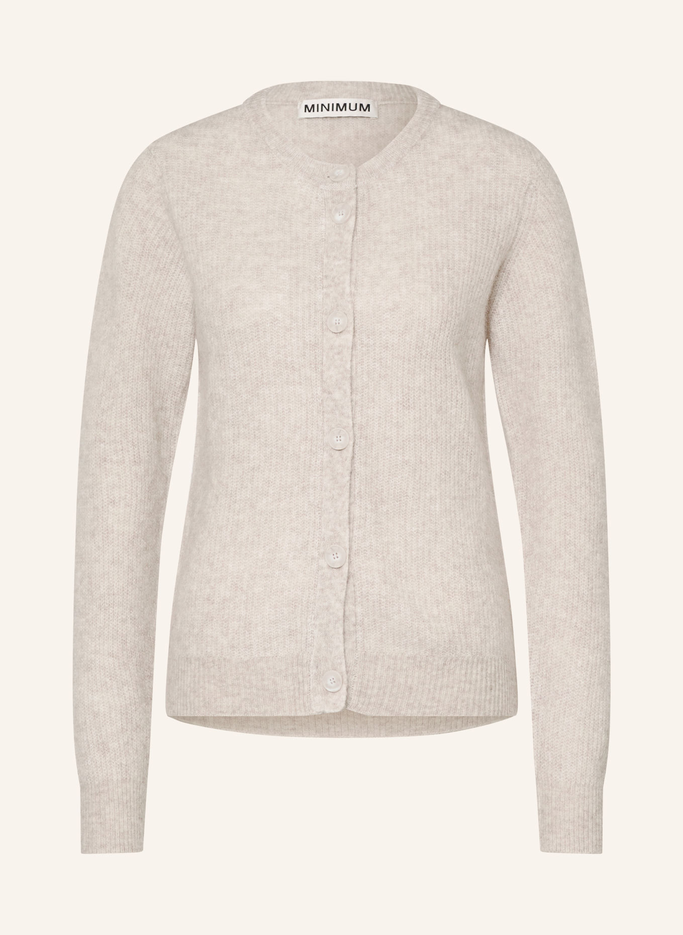 minimum KORA Cardigan with Mohair: BEIGE
