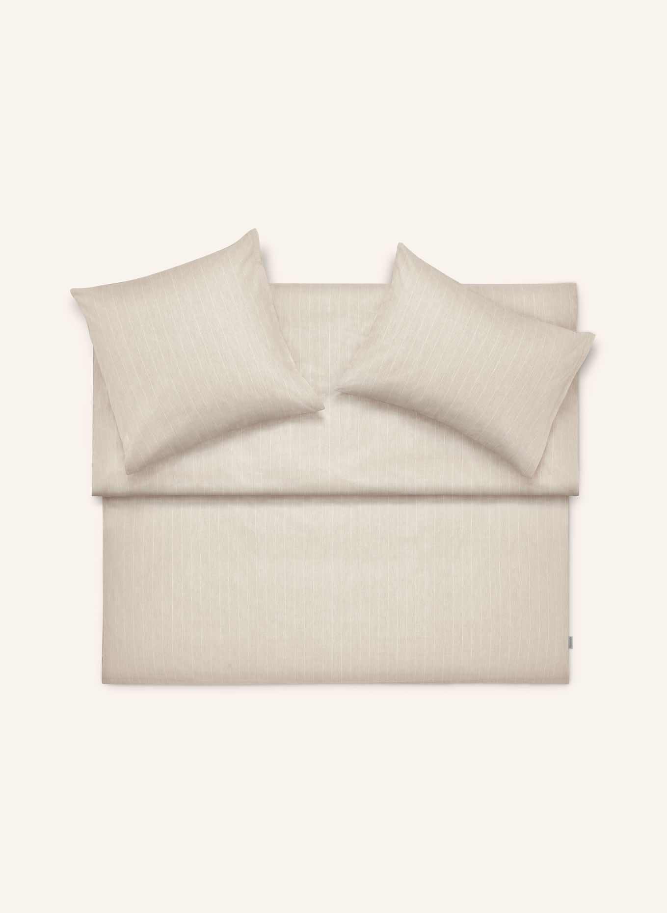 SCHLOSSBERG Påslakan EMIL: BEIGE / GRÄDDE