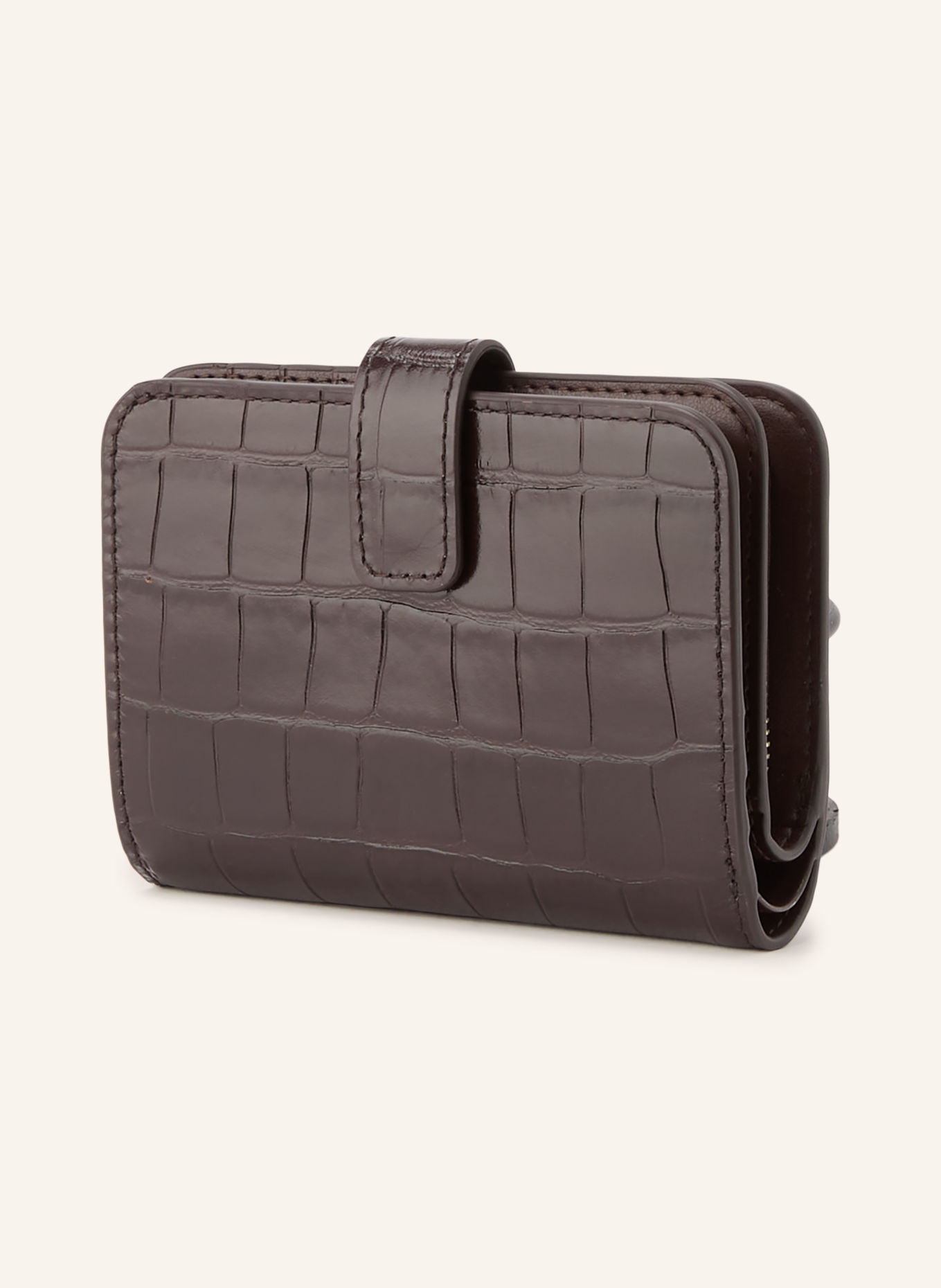 FURLA CAMELIA Wallet: DARK BROWN / GOLD