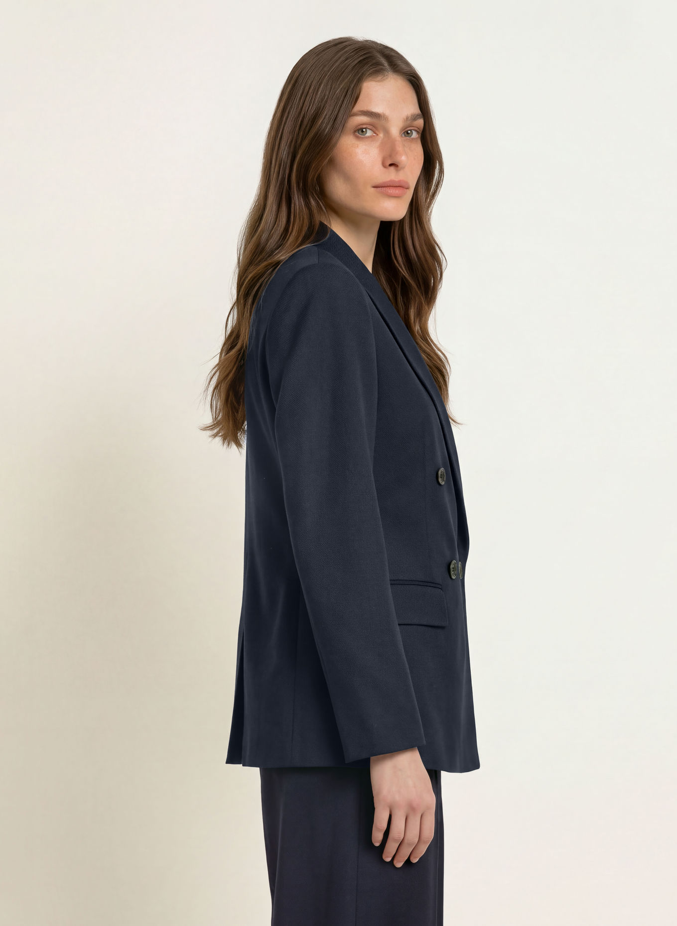 REISS Blazer SOLENE: DONKERBLAUW