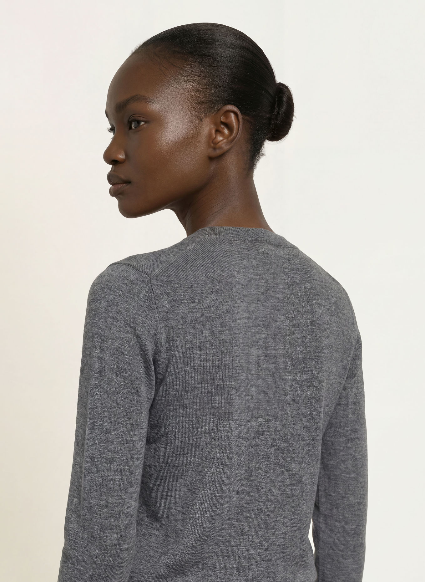 REISS Sweter SADIE z wełny merynosowej: SZARY