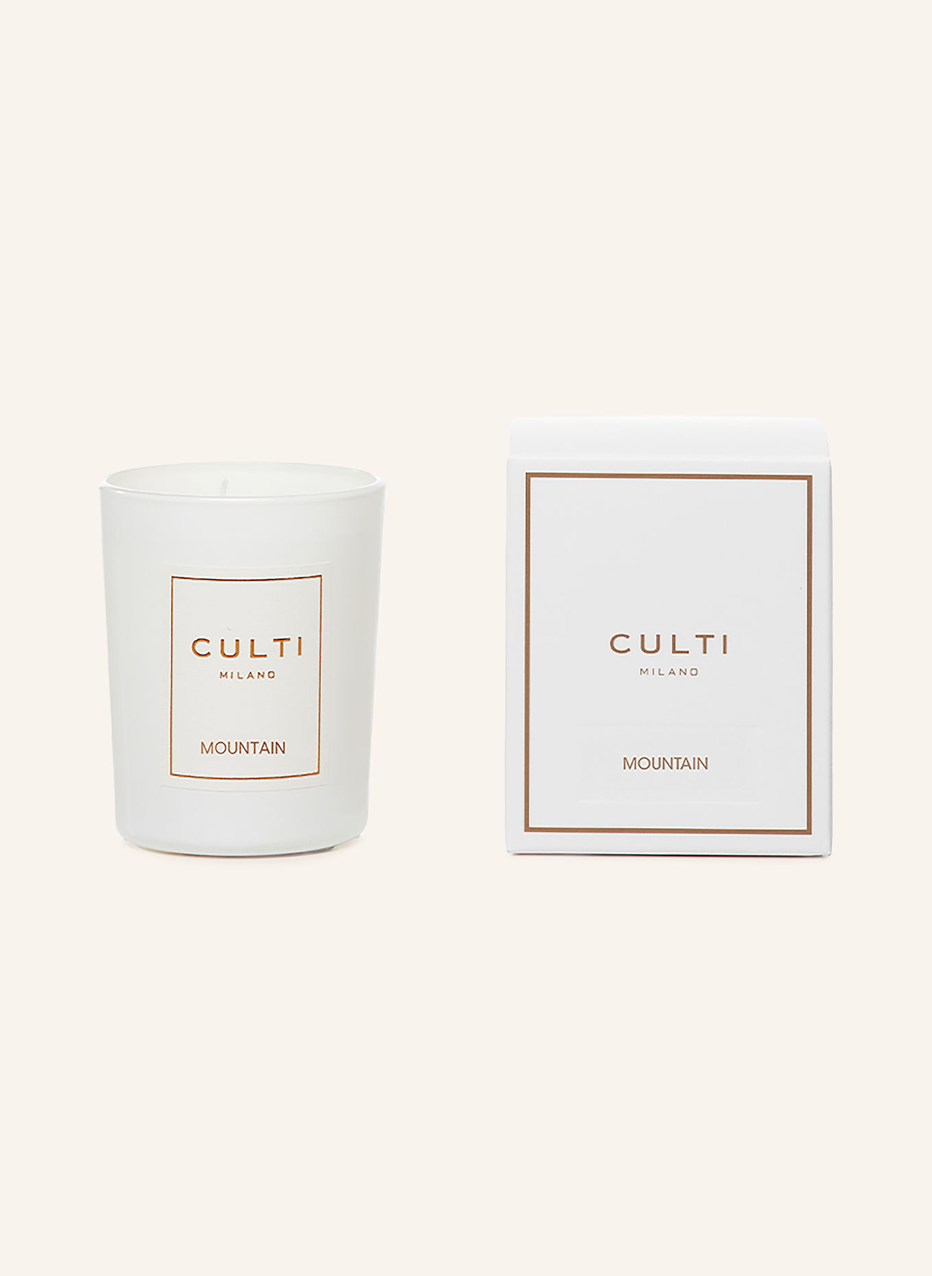 CULTI Duftkerze MOUNTAIN: WEISS