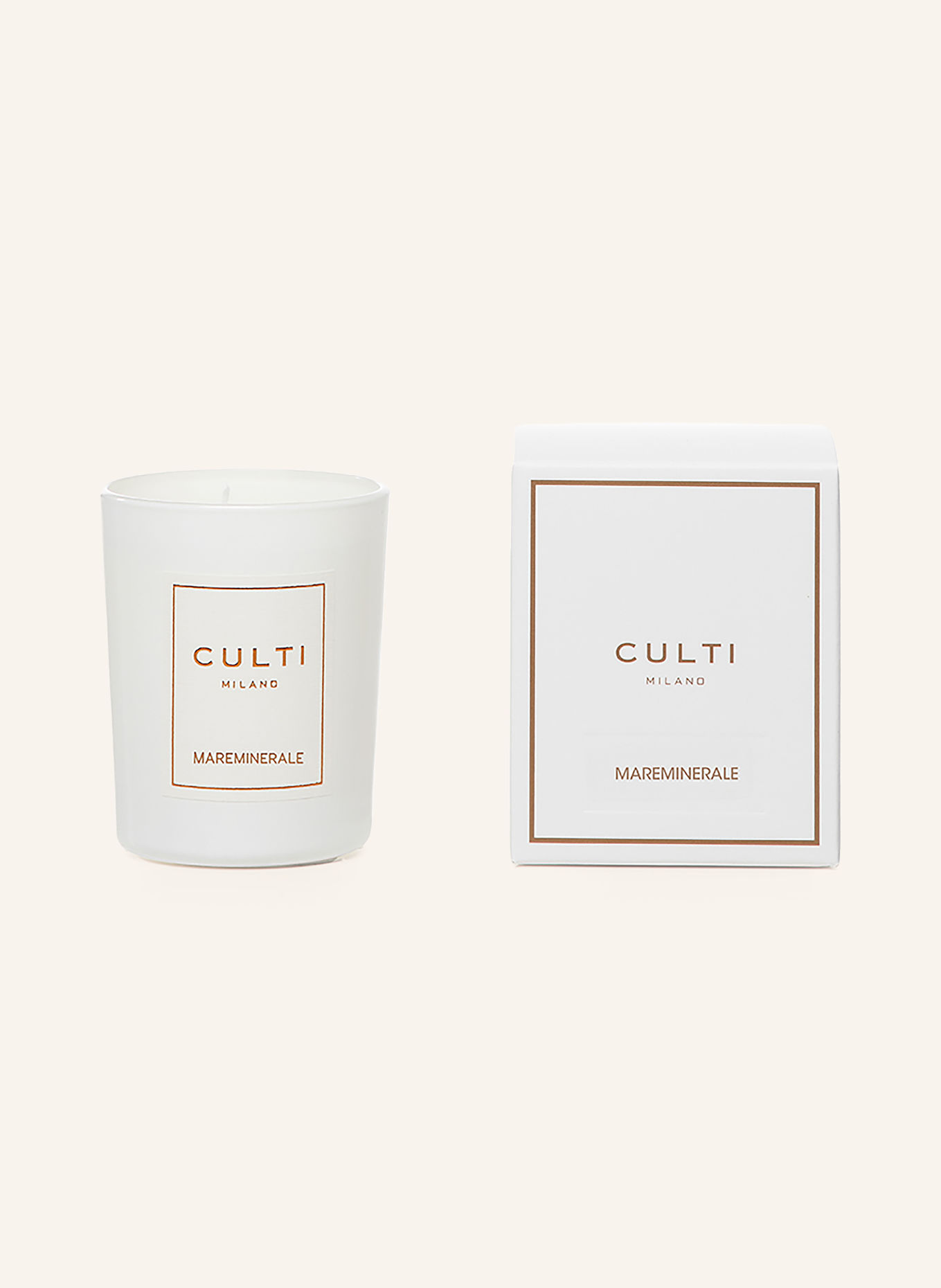 CULTI Duftkerze MAREMINERALE: WEISS