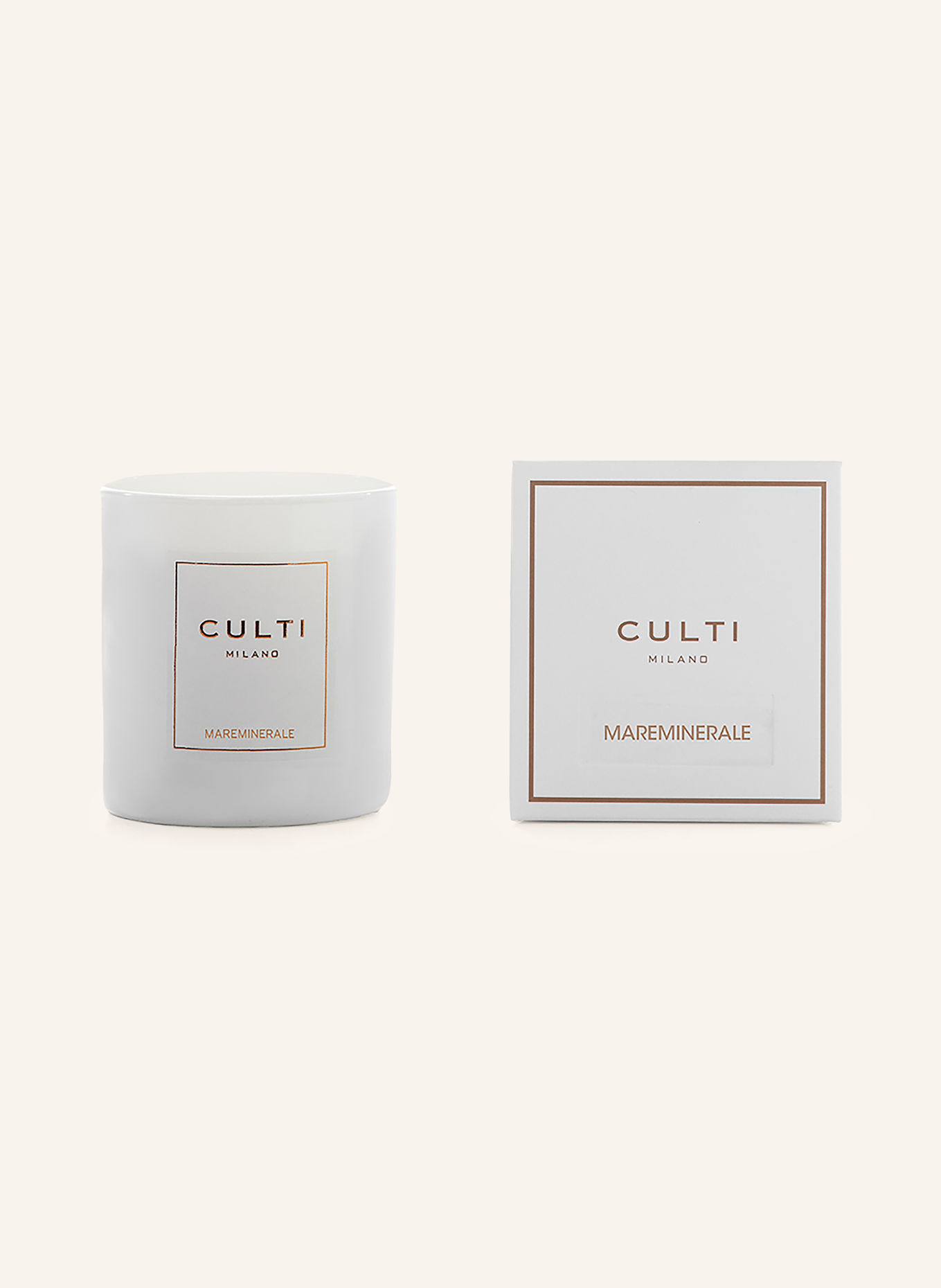 CULTI Duftkerze MAREMINERALE: WEISS