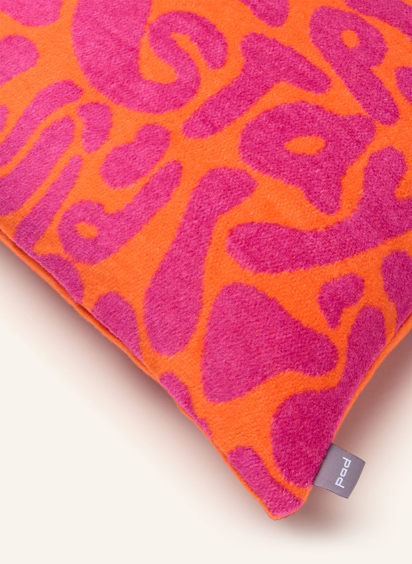 PAD Sierkussenhoes WILD: NEONORANJE / ROZE