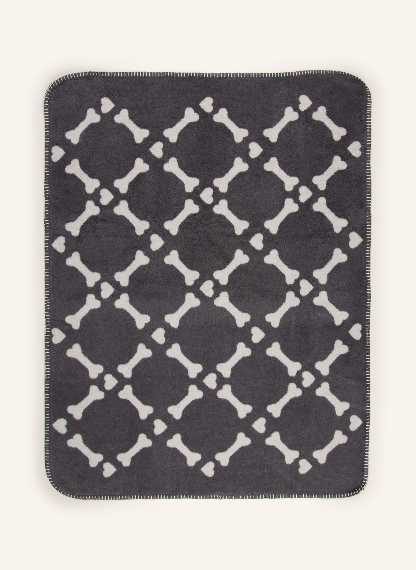 PAD Plaid BONES: DONKERGRIJS / LICHTGRIJS