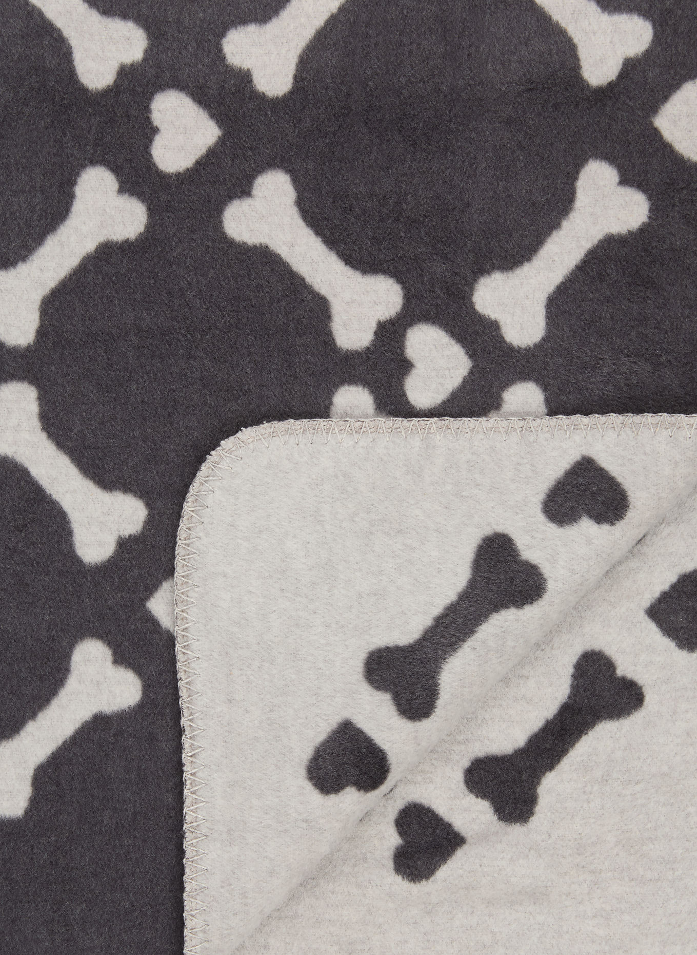 PAD Plaid BONES: DONKERGRIJS / LICHTGRIJS