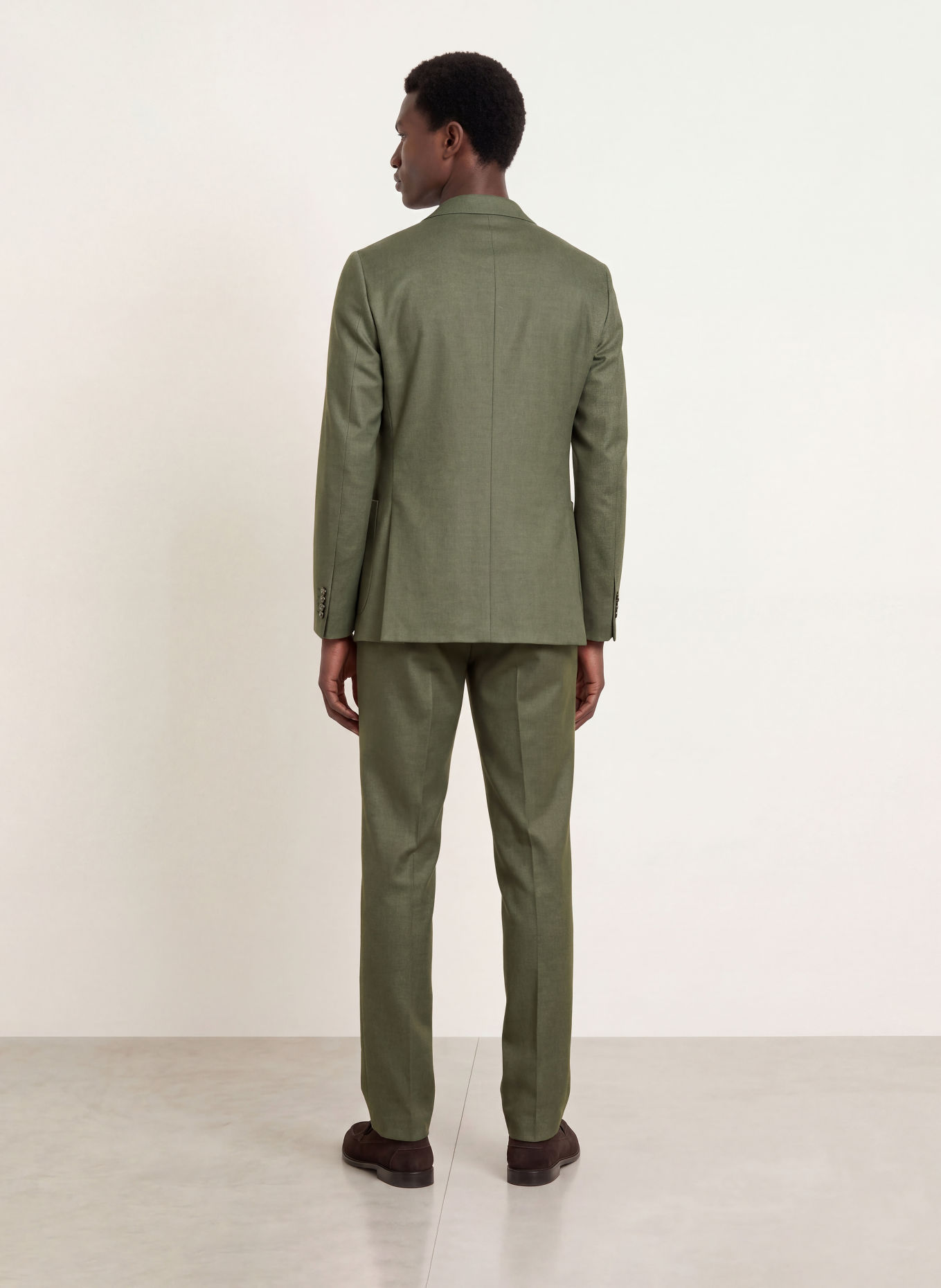PAUL Oblekové kalhoty, střih Slim Fit: 750 Olive