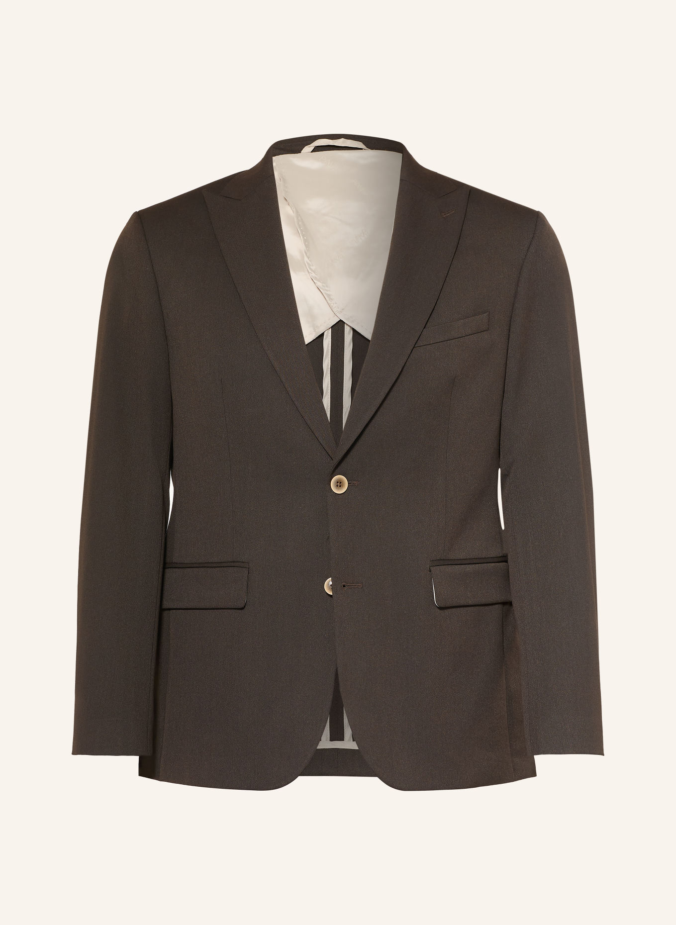 PAUL Veston de costume coupe slim: 880 DARK BROWN