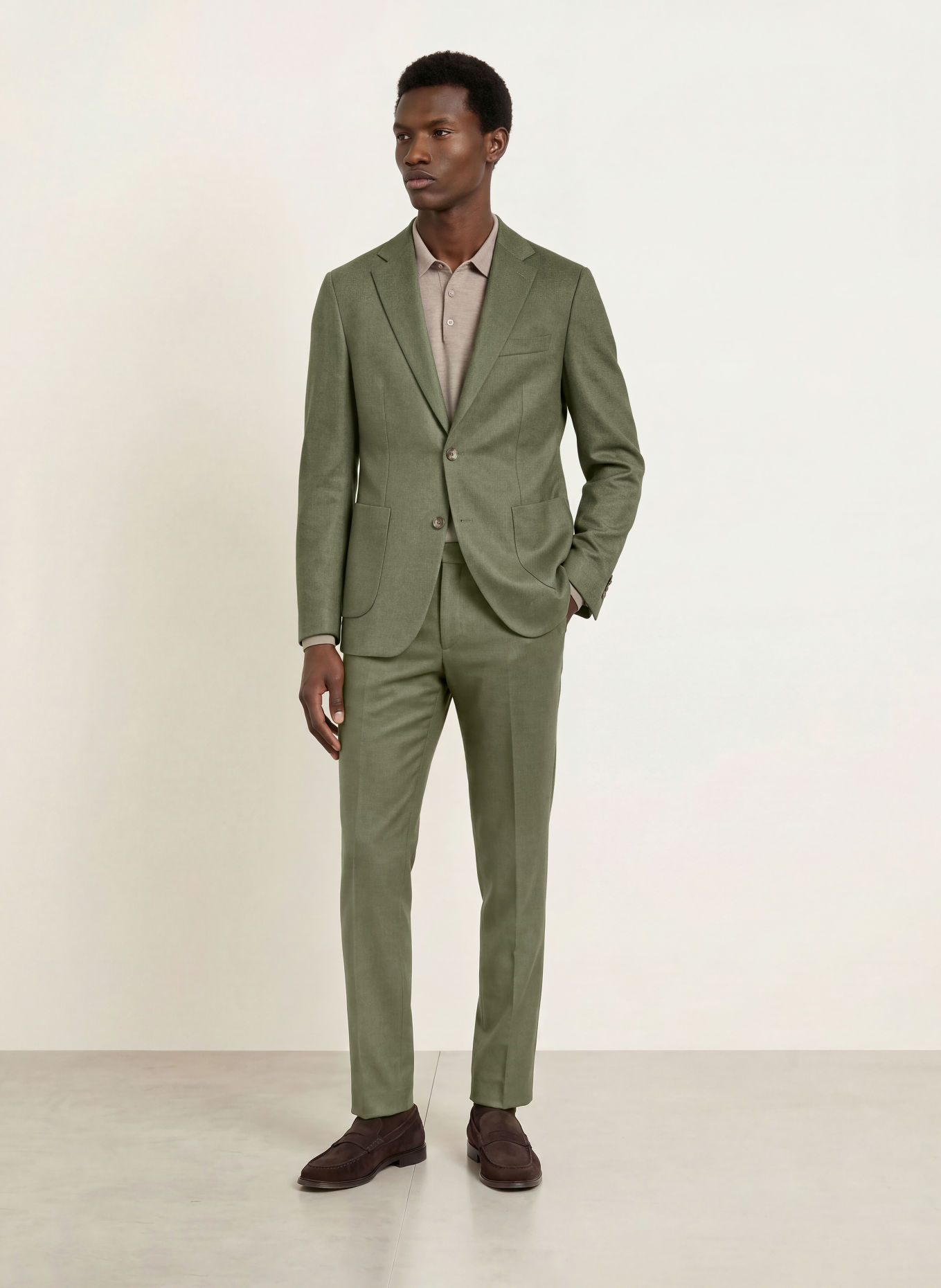 PAUL Anzugsakko Slim Fit: 750 Olive