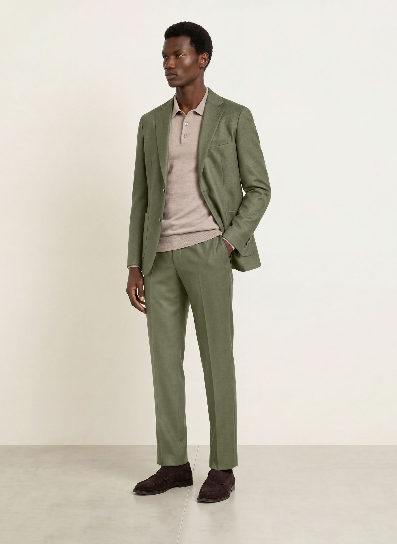 PAUL Anzugsakko Slim Fit: 750 Olive