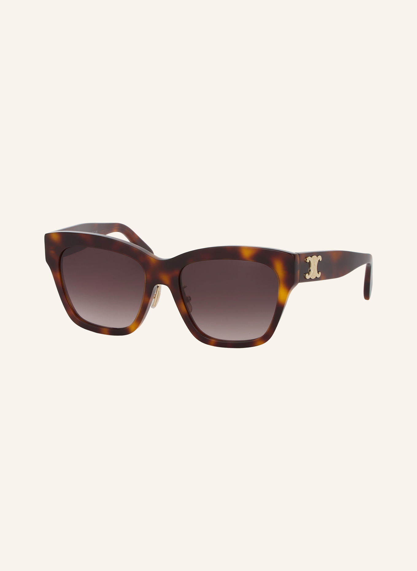CELINE Sonnenbrille TRIOMPHE CL40253F: HAVANA/ BRAUN VERLAUF