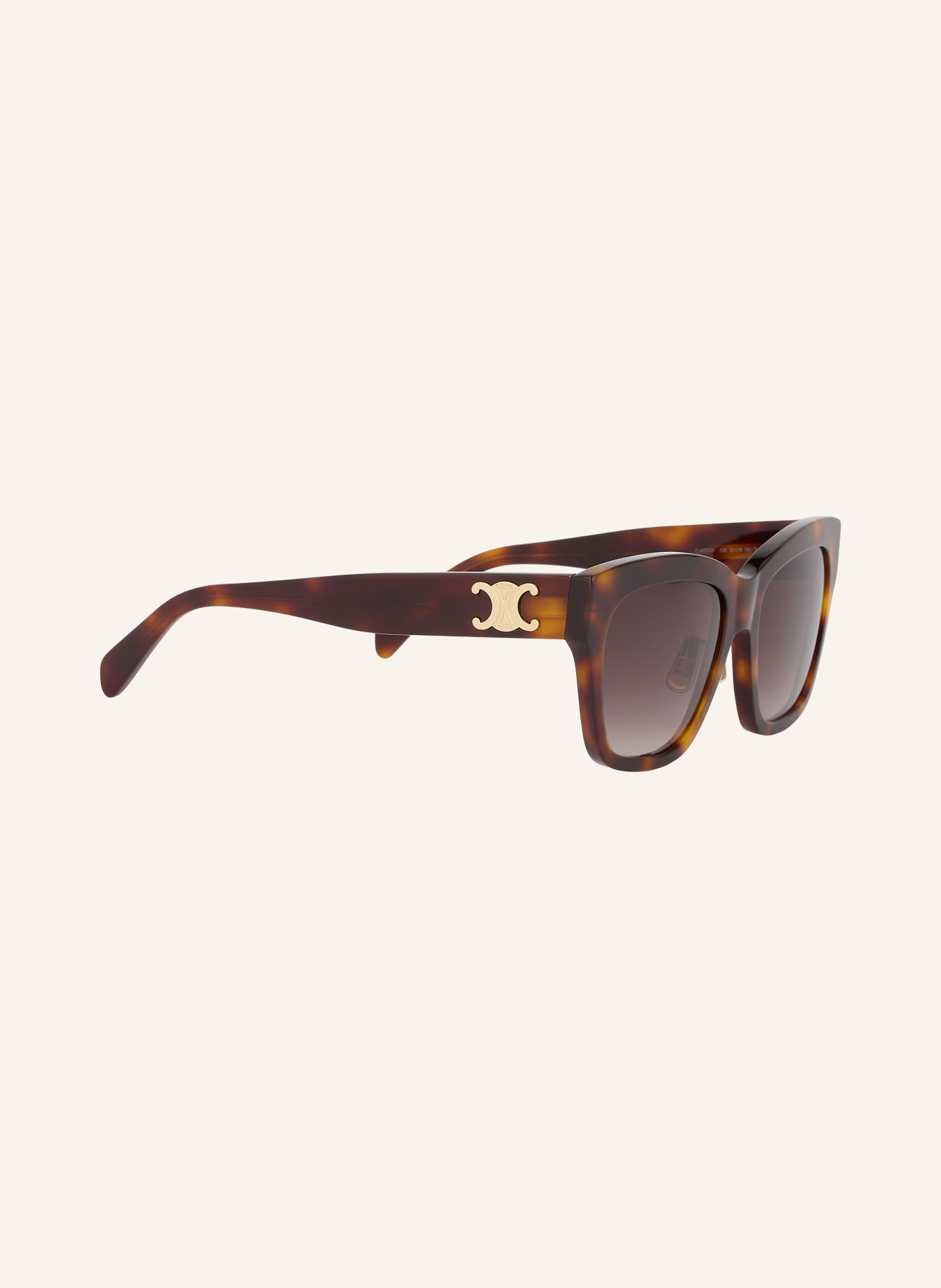 CELINE Sonnenbrille TRIOMPHE CL40253F: HAVANA/ BRAUN VERLAUF