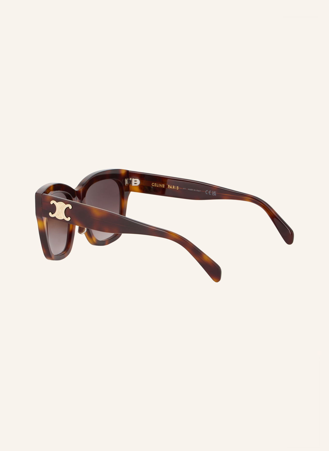 CELINE Sonnenbrille TRIOMPHE CL40253F: HAVANA/ BRAUN VERLAUF