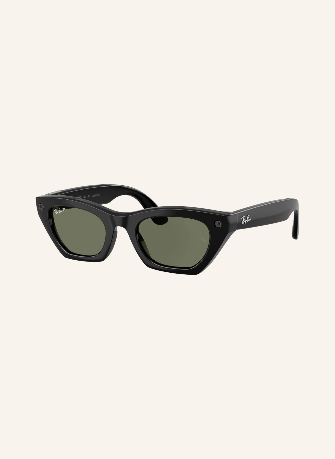 Ray-Ban Smartbriller RW4015 META ZENA: SORT/GRØN POLARISERET