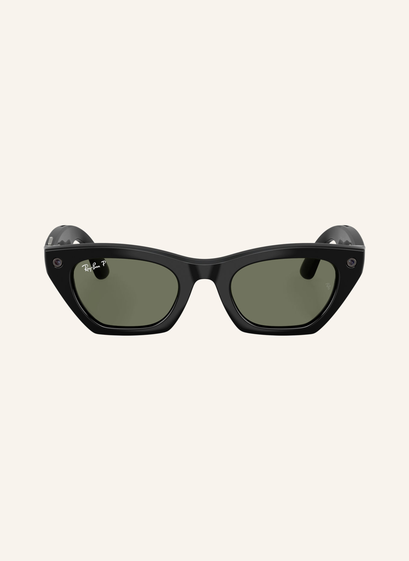 Ray-Ban Smartbriller RW4015 META ZENA: SORT/GRØN POLARISERET