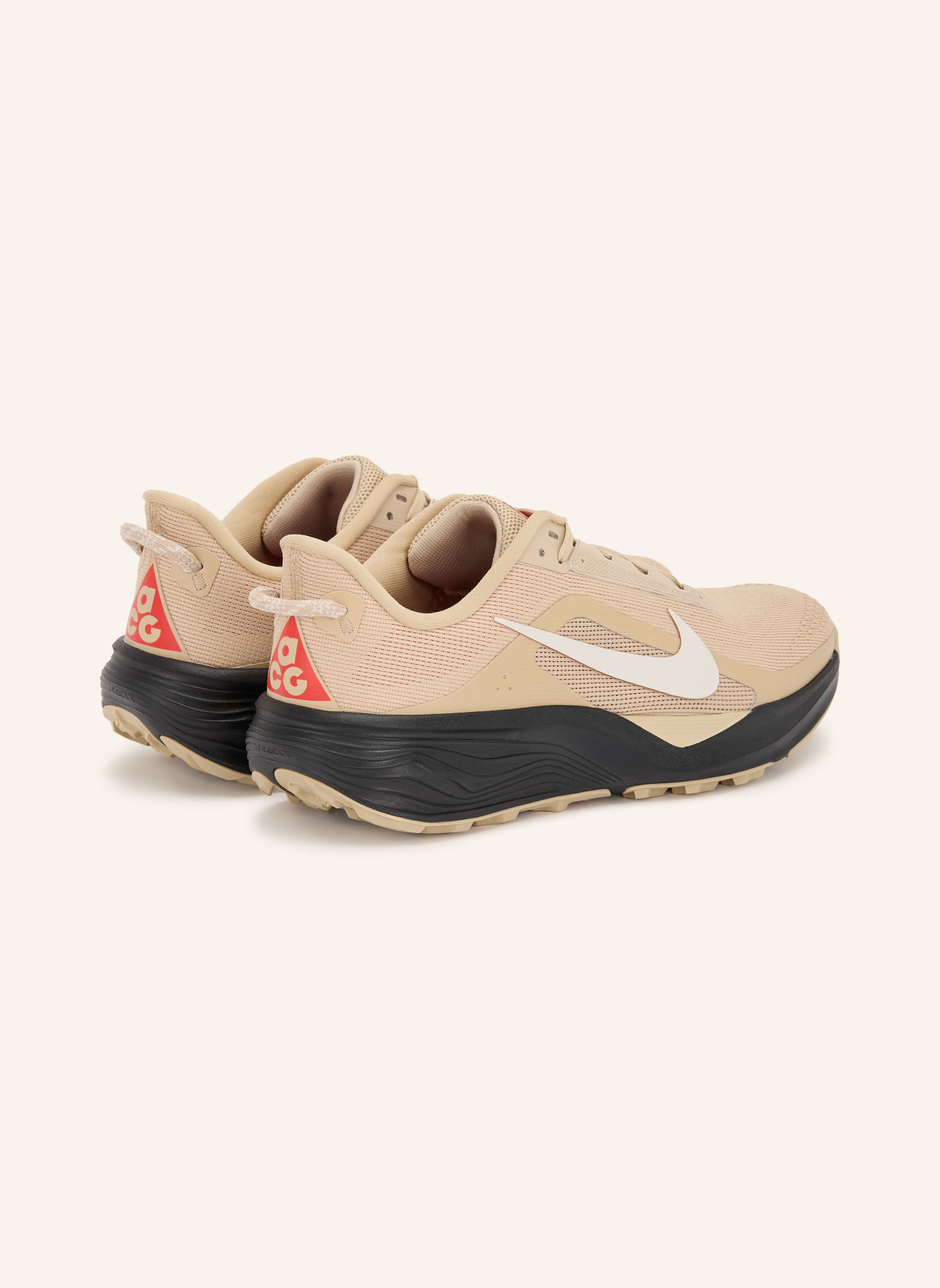 Nike ACG PEGASUS TRAIL Trail running shoes: BEIGE / RED / BLACK