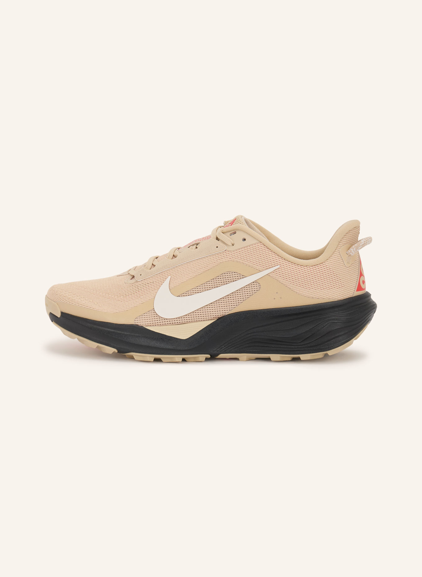 Nike ACG PEGASUS TRAIL Trail running shoes: BEIGE / RED / BLACK