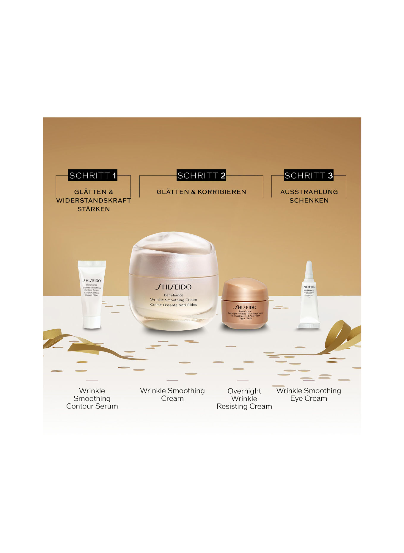 SHISEIDO BENEFIANCE CREAM HOLIDAY POUCH SET