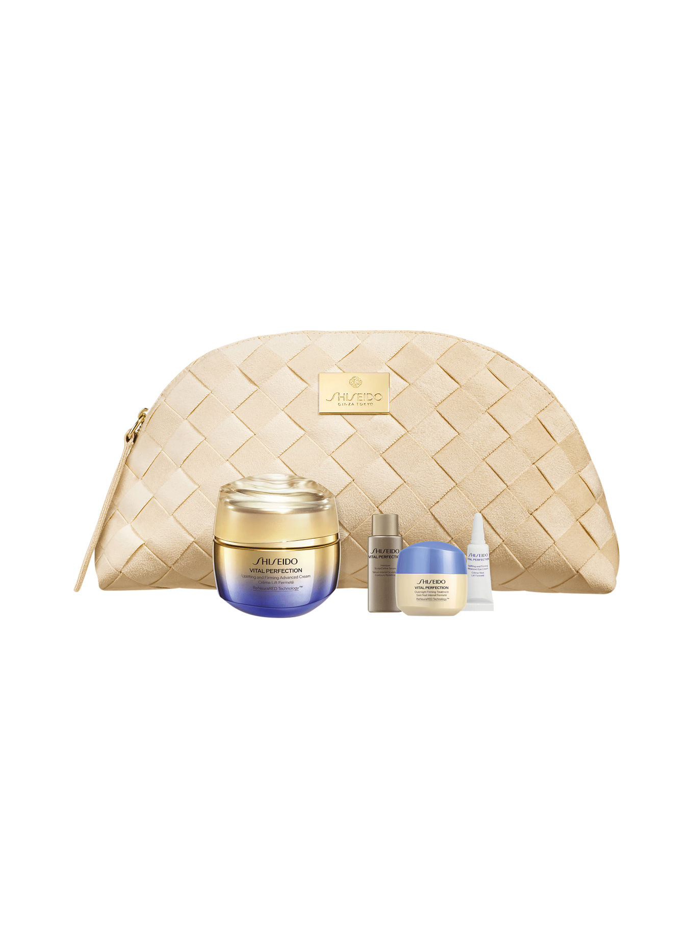 SHISEIDO VITAL PERFECTION ADVANCED CREAM HOLIDAY POUCH SET