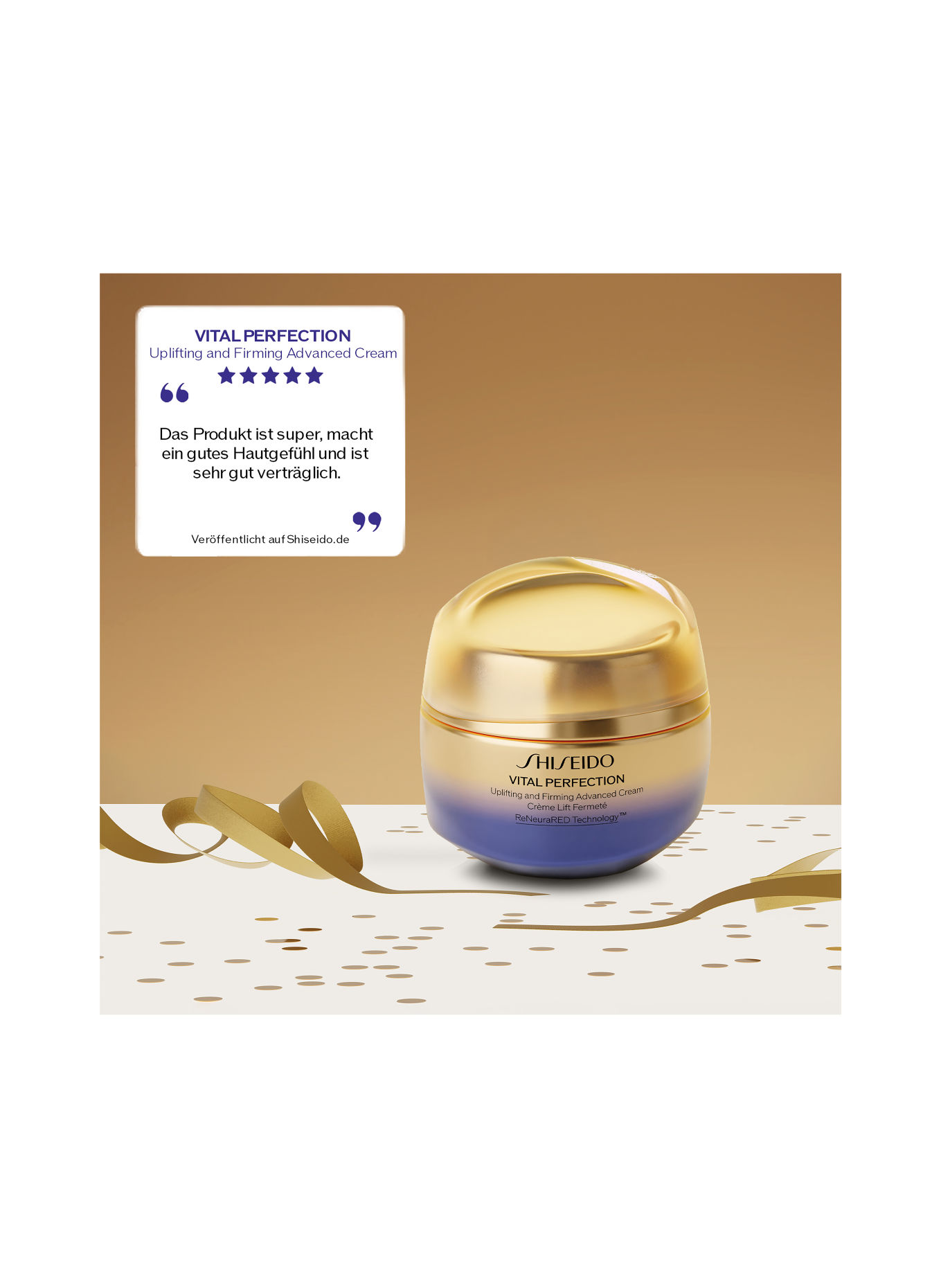 SHISEIDO VITAL PERFECTION ADVANCED CREAM HOLIDAY POUCH SET