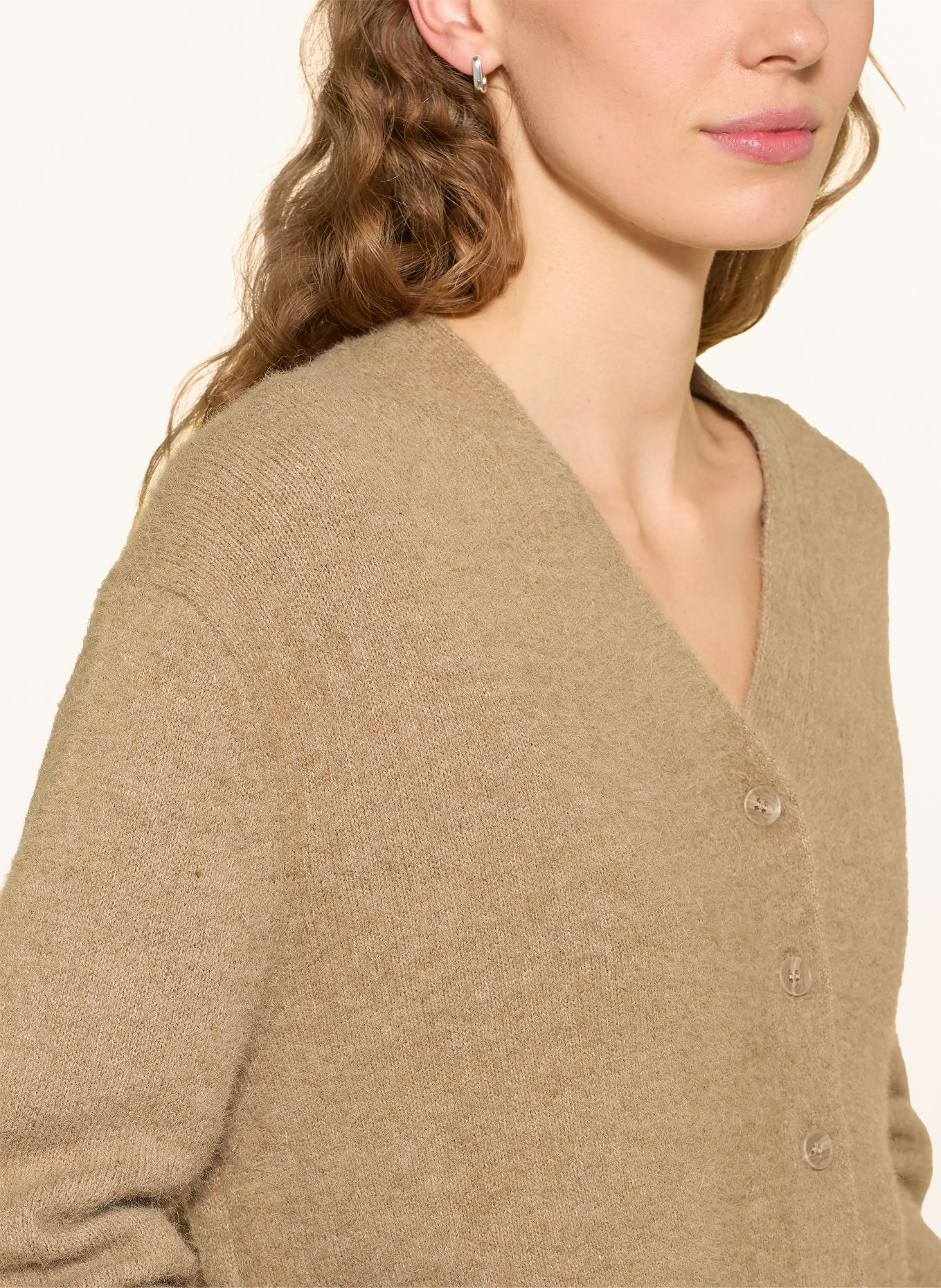 OPUS PANTS Gilet PINA avec Écharpe amovible: CHAMEAU