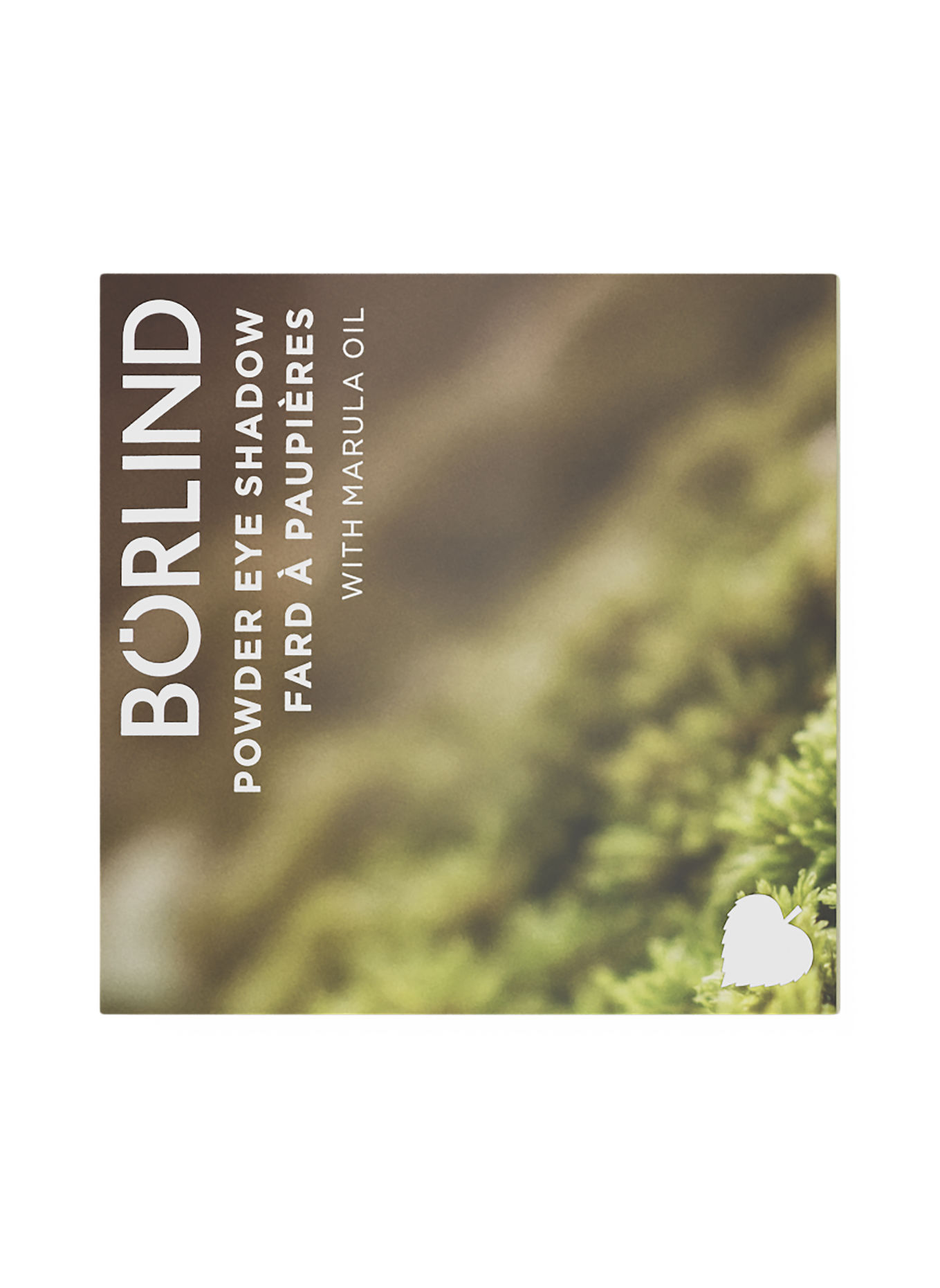 ANNEMARIE BÖRLIND DUO EYE SHADOW: SHIMMERING MOSS / GROUNDED BROWN