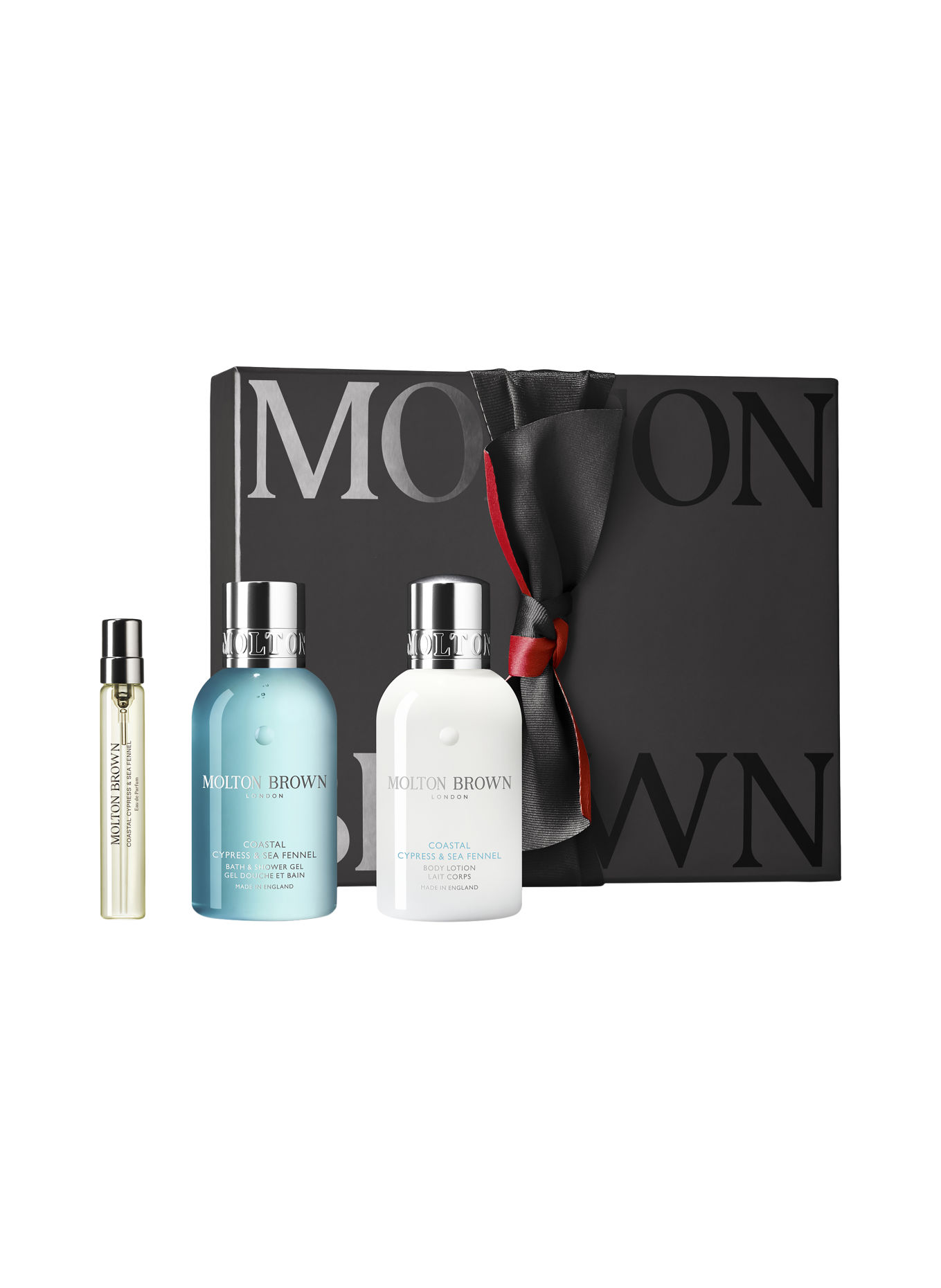 MOLTON BROWN COASTAL CYPRESS & SEA FENNEL SCENT LAYERING-SET