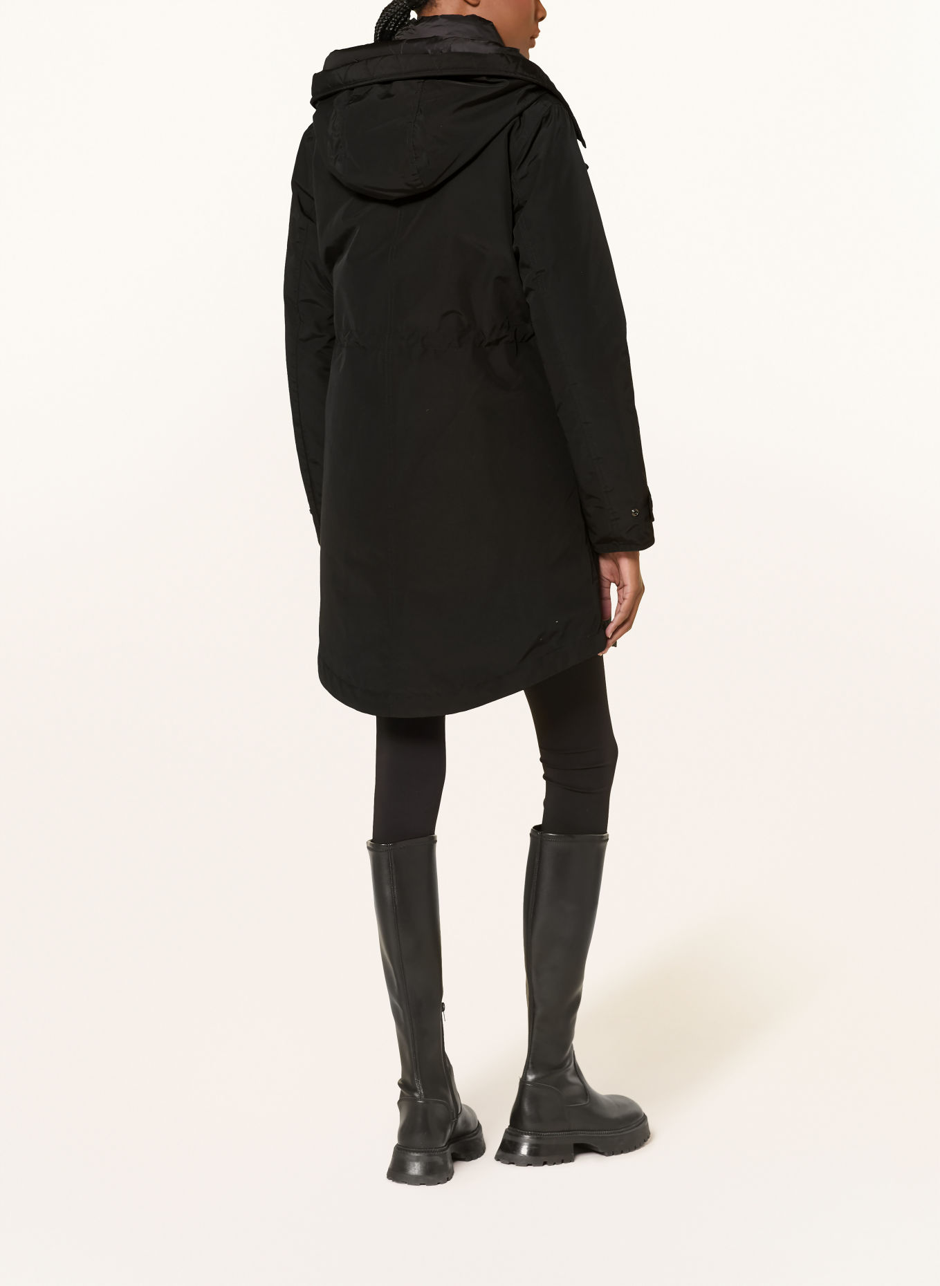 WOOLRICH 2-in-1-Daunenparka AUTHENTIC: SCHWARZ