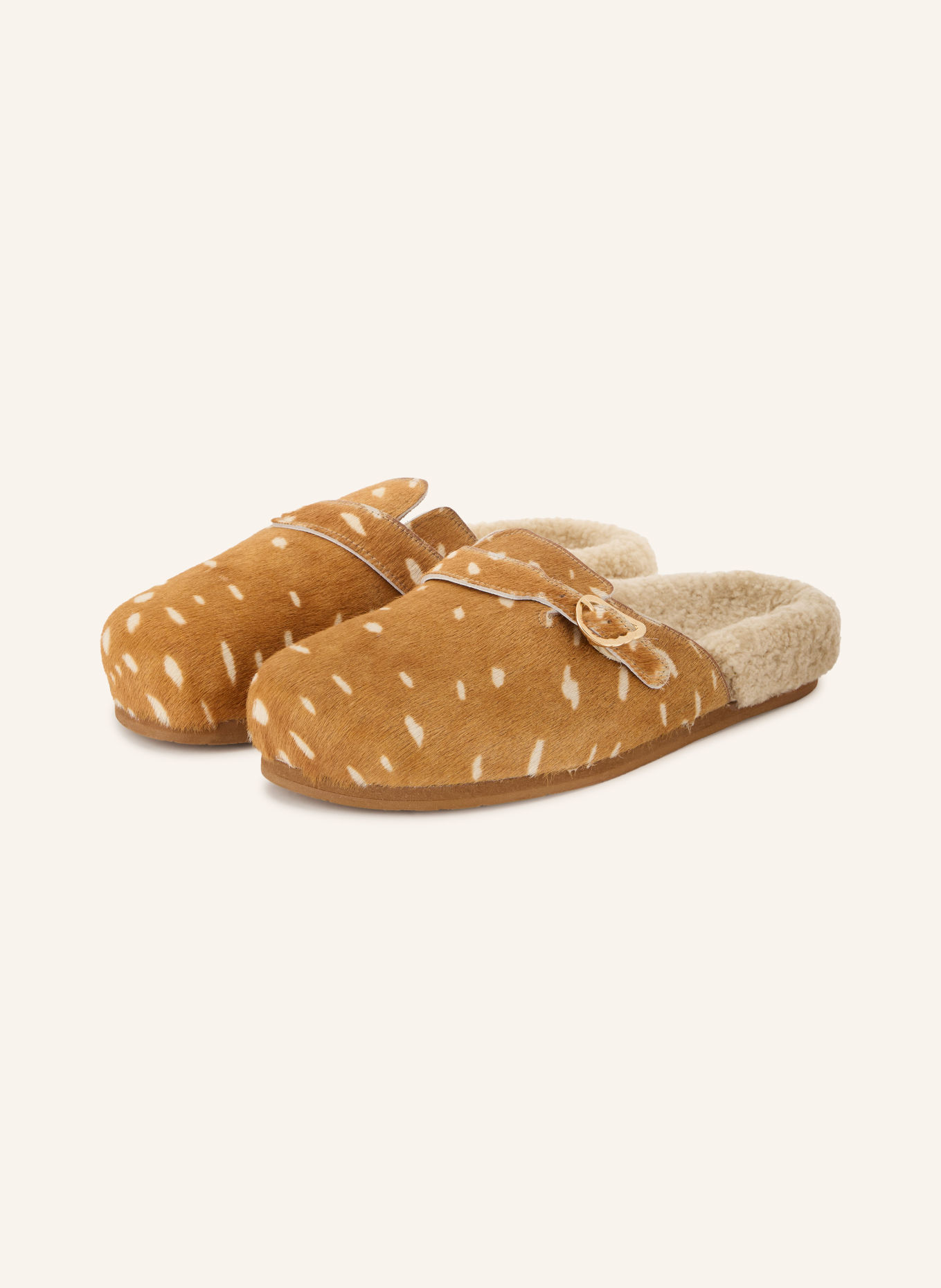 ANCIENT GREEK SANDALS VASILITSA Slides: CAMEL / CREAM