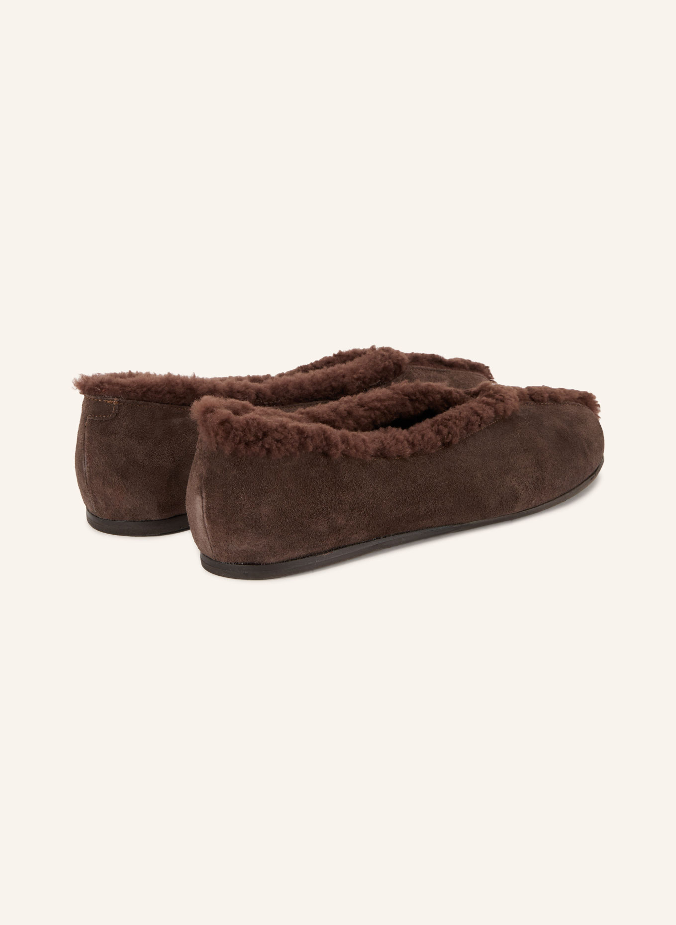 ANCIENT GREEK SANDALS Ballerina's AEROPI: MARRON FONCÉ
