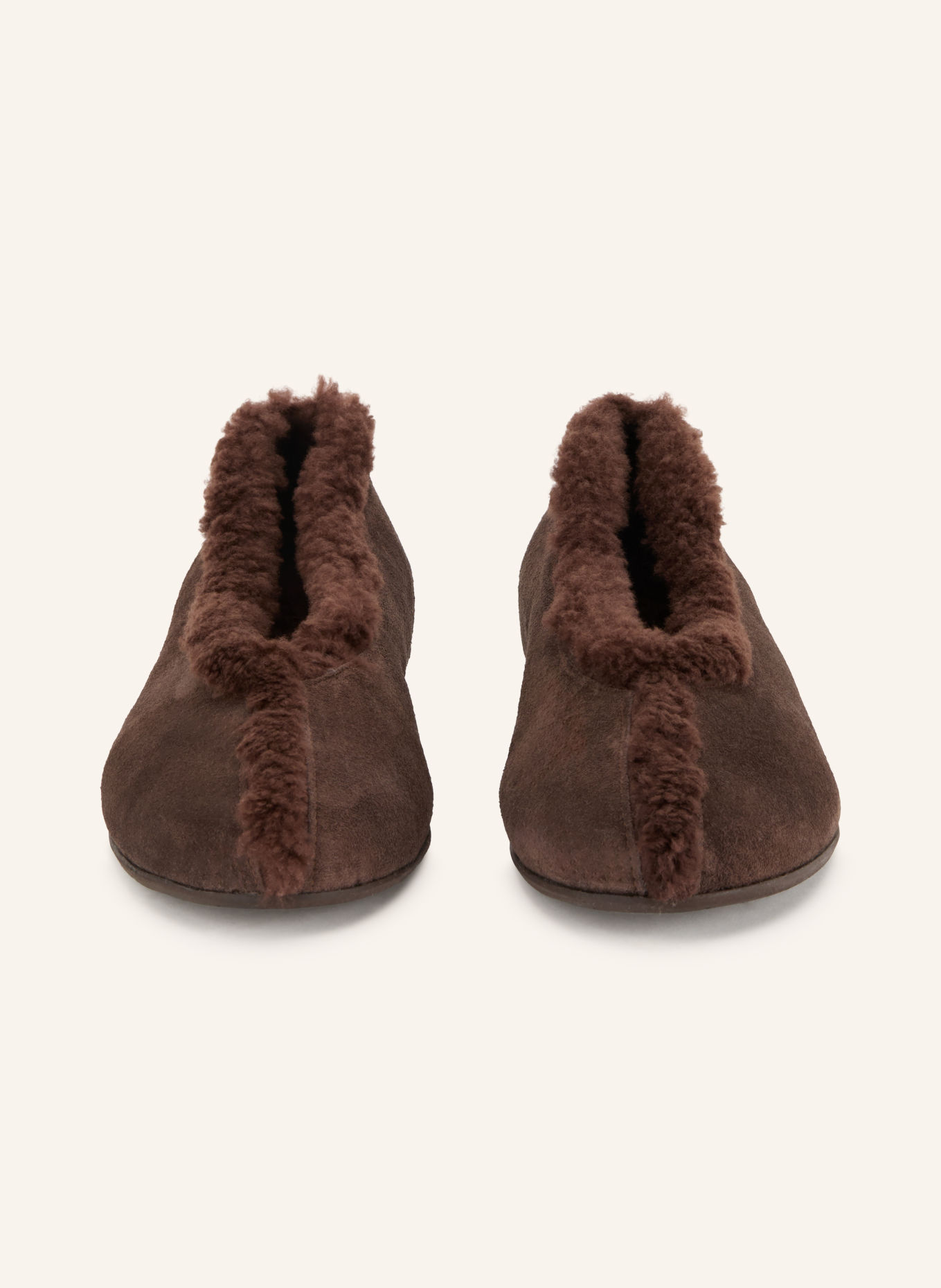 ANCIENT GREEK SANDALS Ballerina's AEROPI: MARRON FONCÉ
