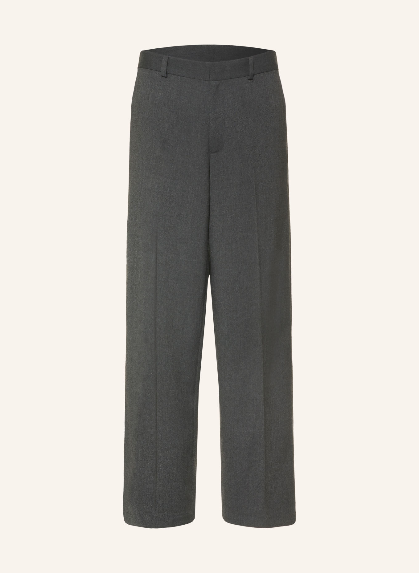 ALPHATAURI Pantaloni chino PERVAL, croială regular: GRI ÎNCHIS