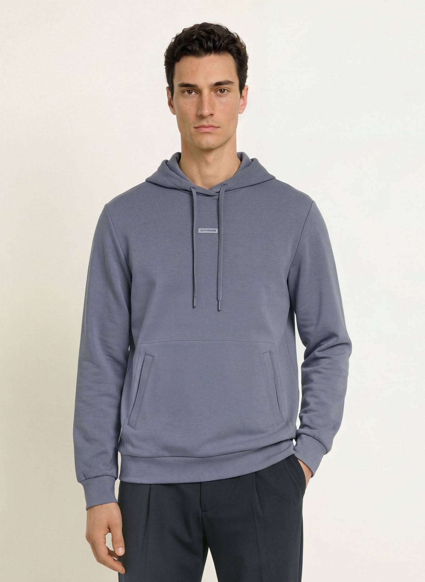 ALPHATAURI Hoodie SKY: BLAUWGRIJS