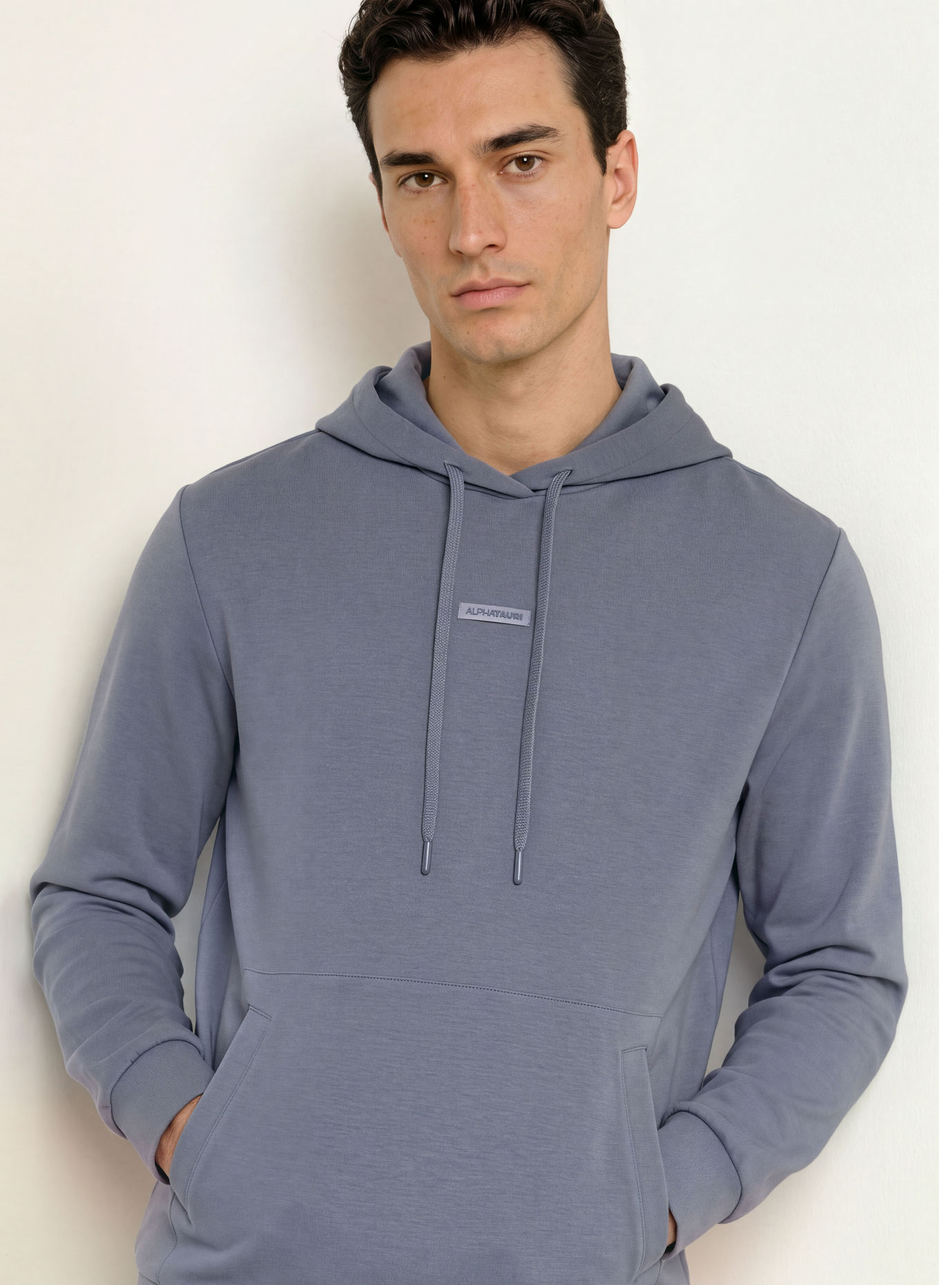 ALPHATAURI Hoodie SKY: BLAUWGRIJS