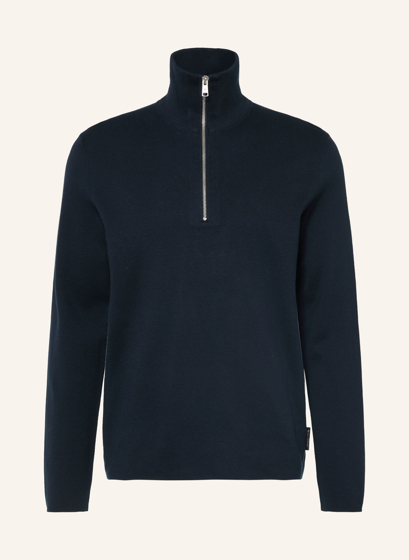 Marc O'Polo Half-zip sweater: DARK BLUE